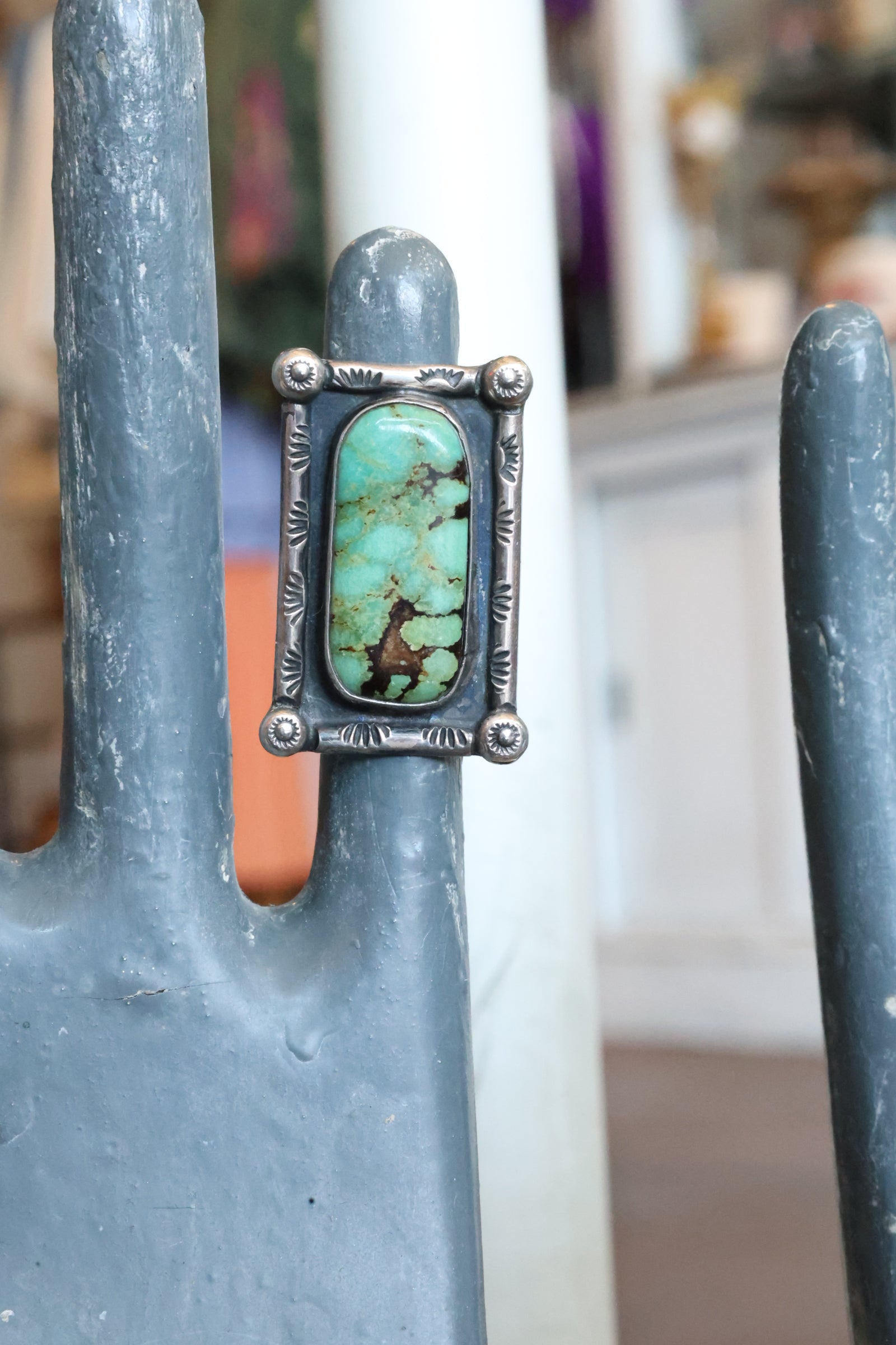 Vintage Navajo Turquoise Ring