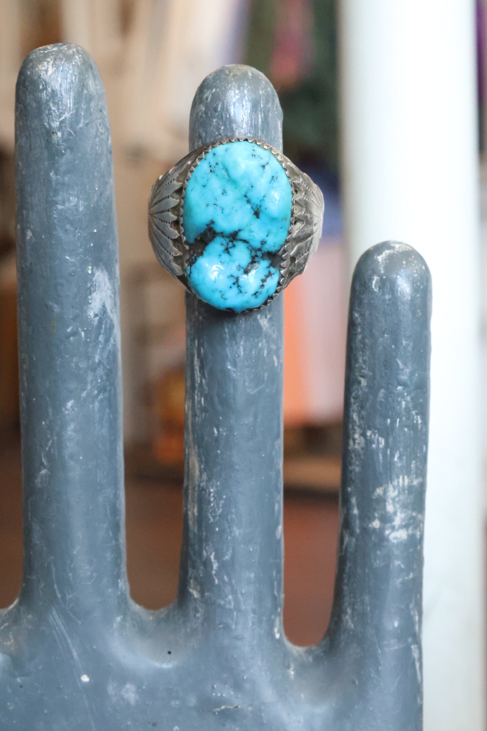 Chunky Turquoise Ring