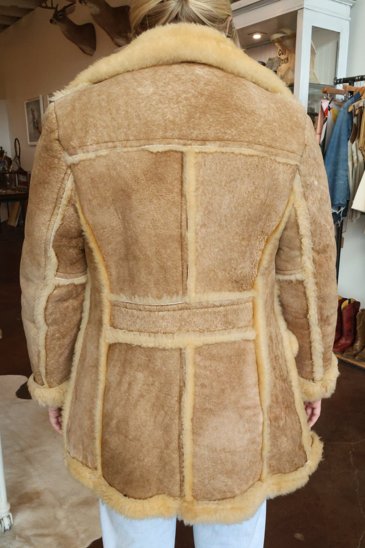Women's Schott Shearling Coat