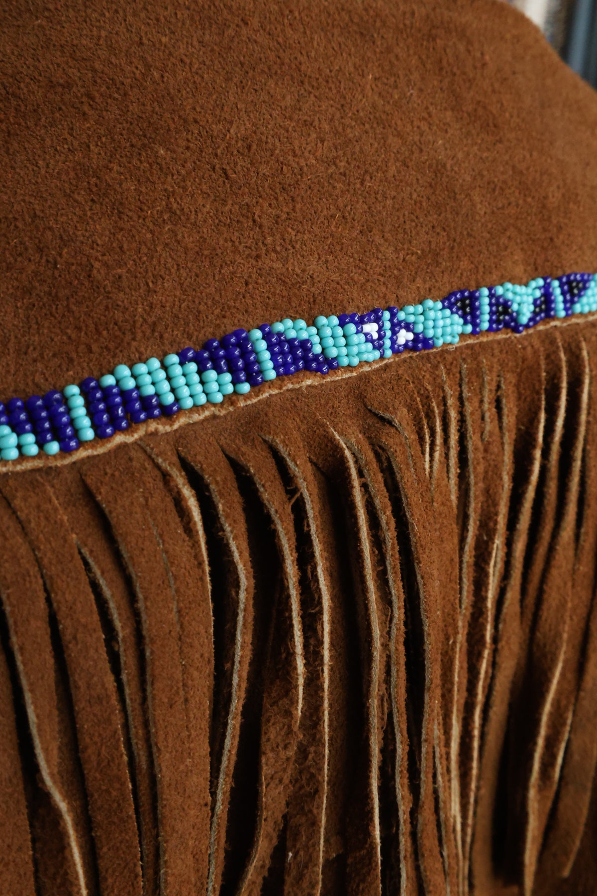 Fringe Beaded Poncho