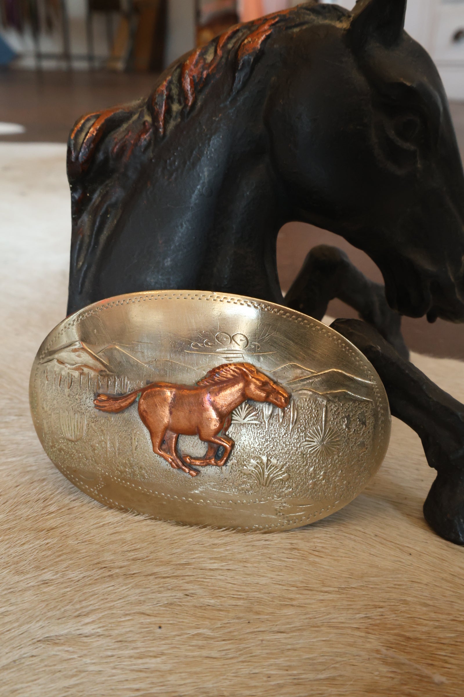 Mustang Belt Buckle