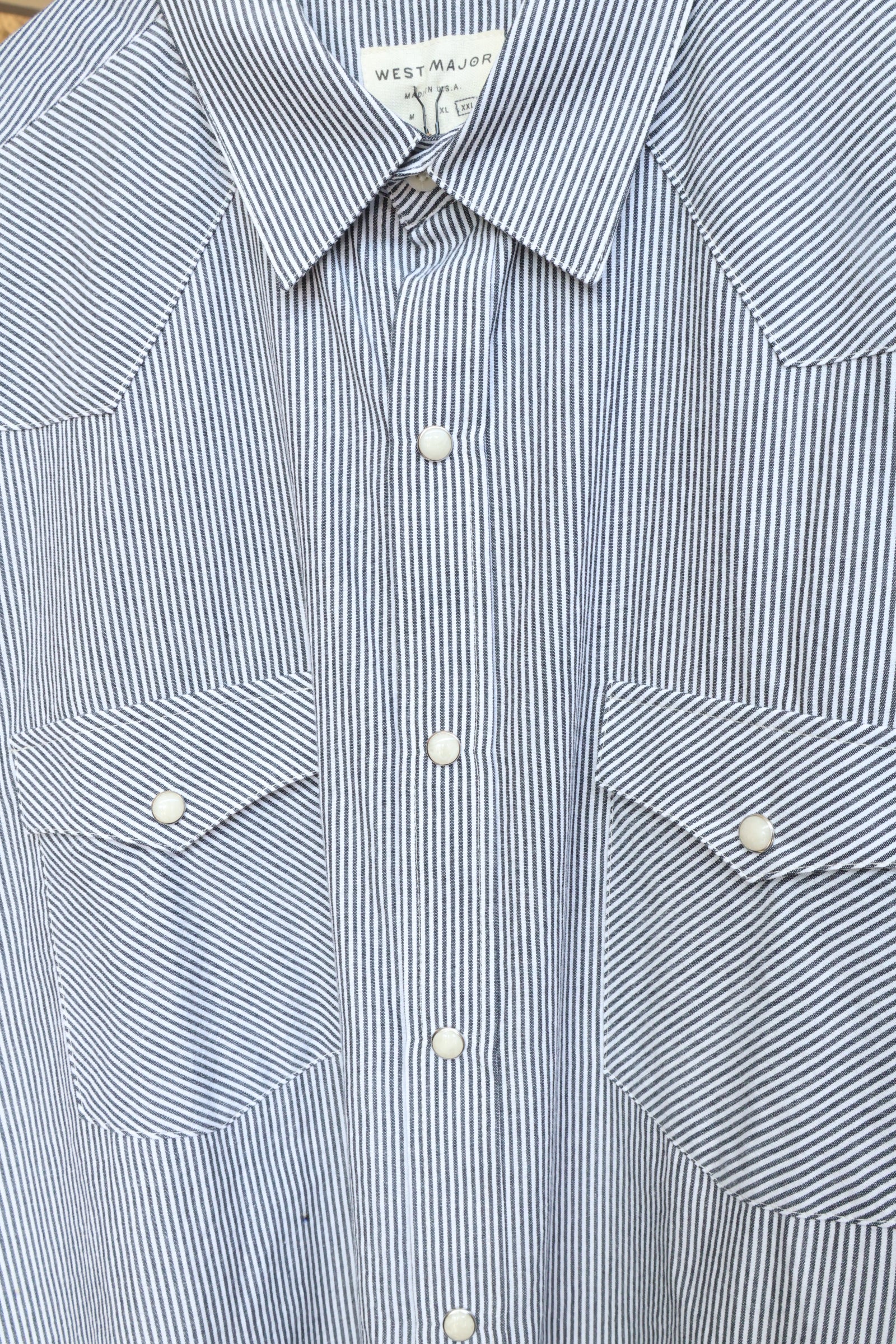 Pencil Stripe Western Shirt