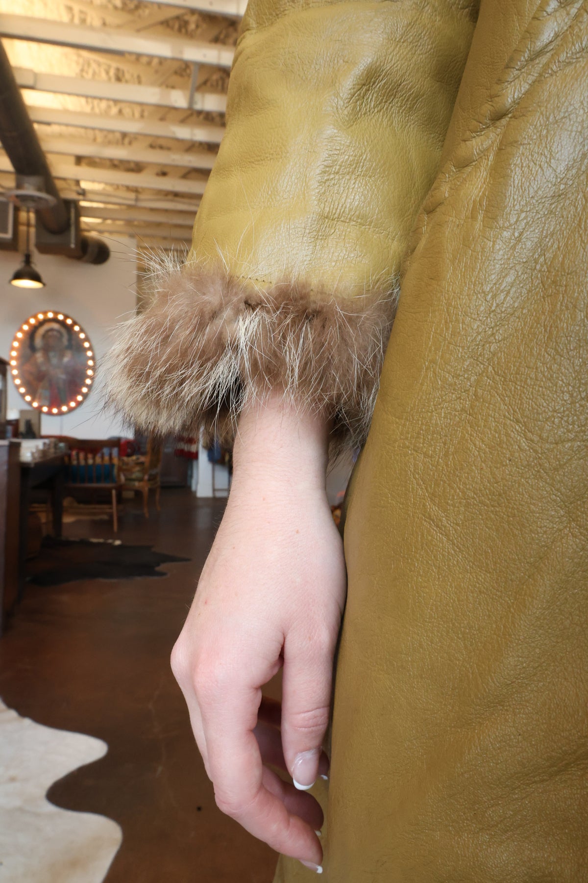 Vintage Raccoon Fur Reversible Coat