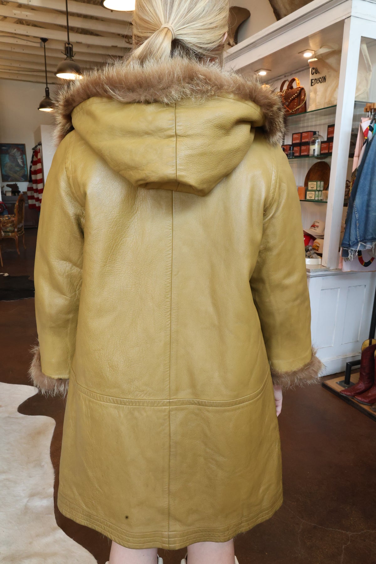 Vintage Raccoon Fur Reversible Coat
