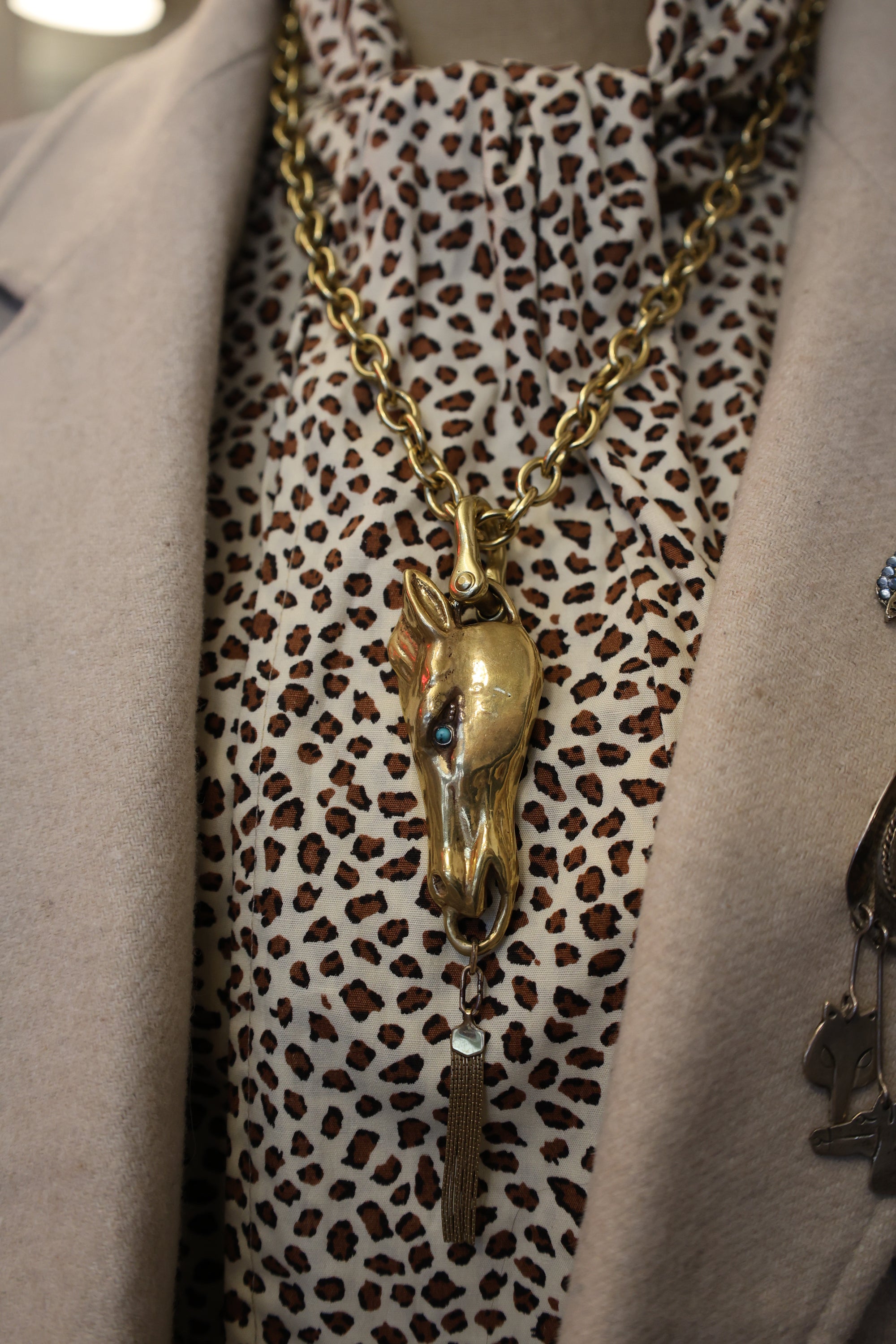 Bronze & Turquoise Choker