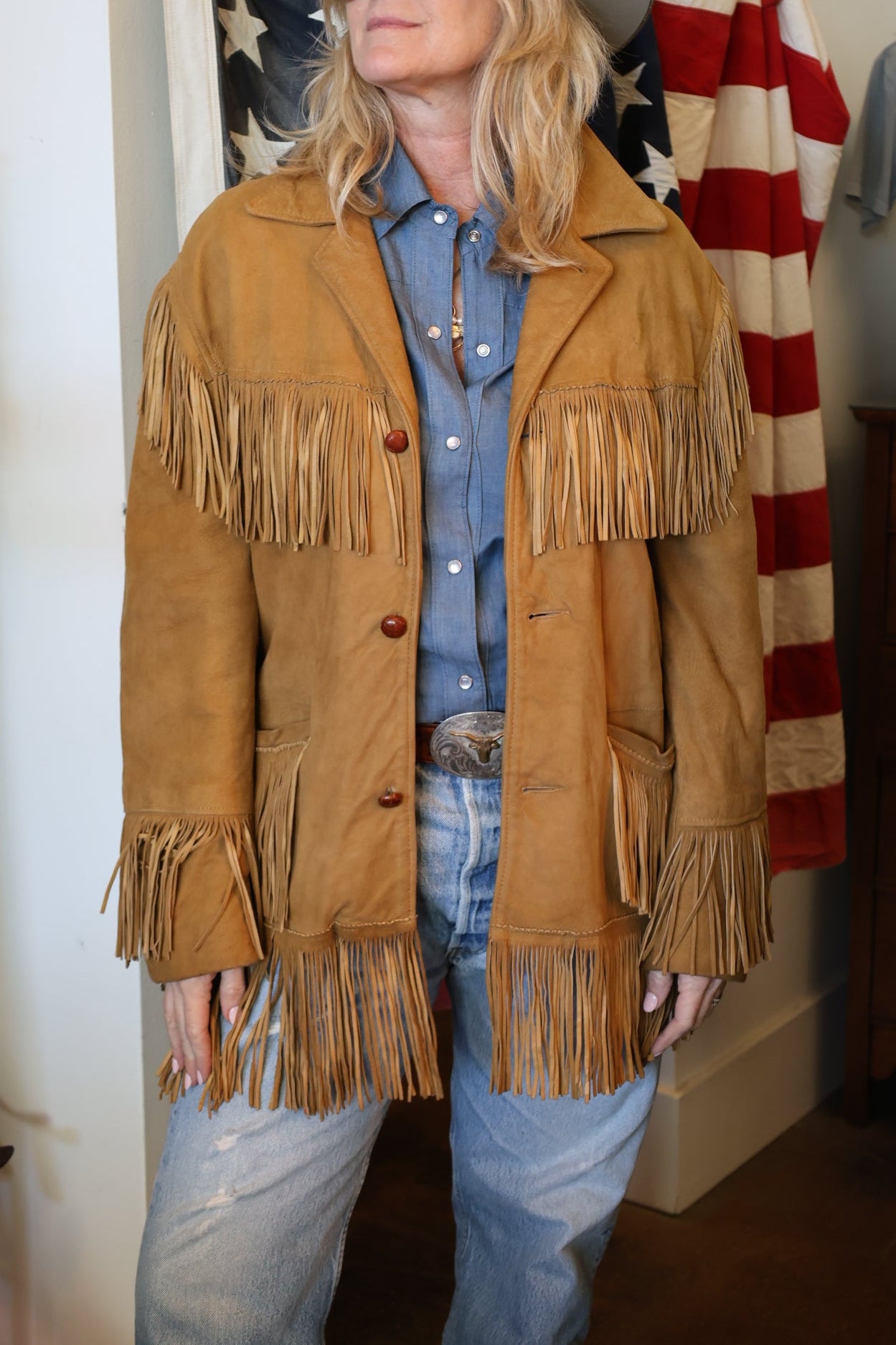 Deerskin Fringe Jacket