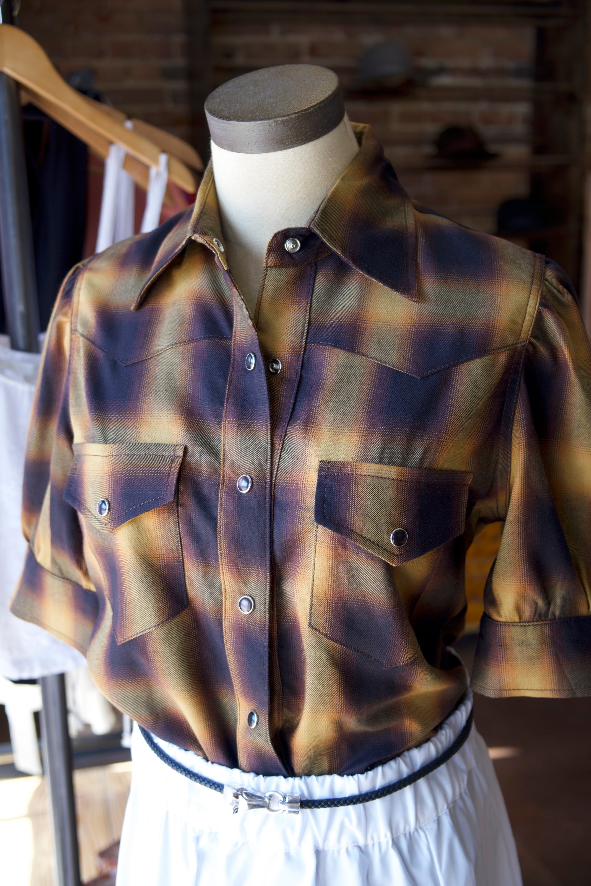 Women's Short Sleeve Western Shirt