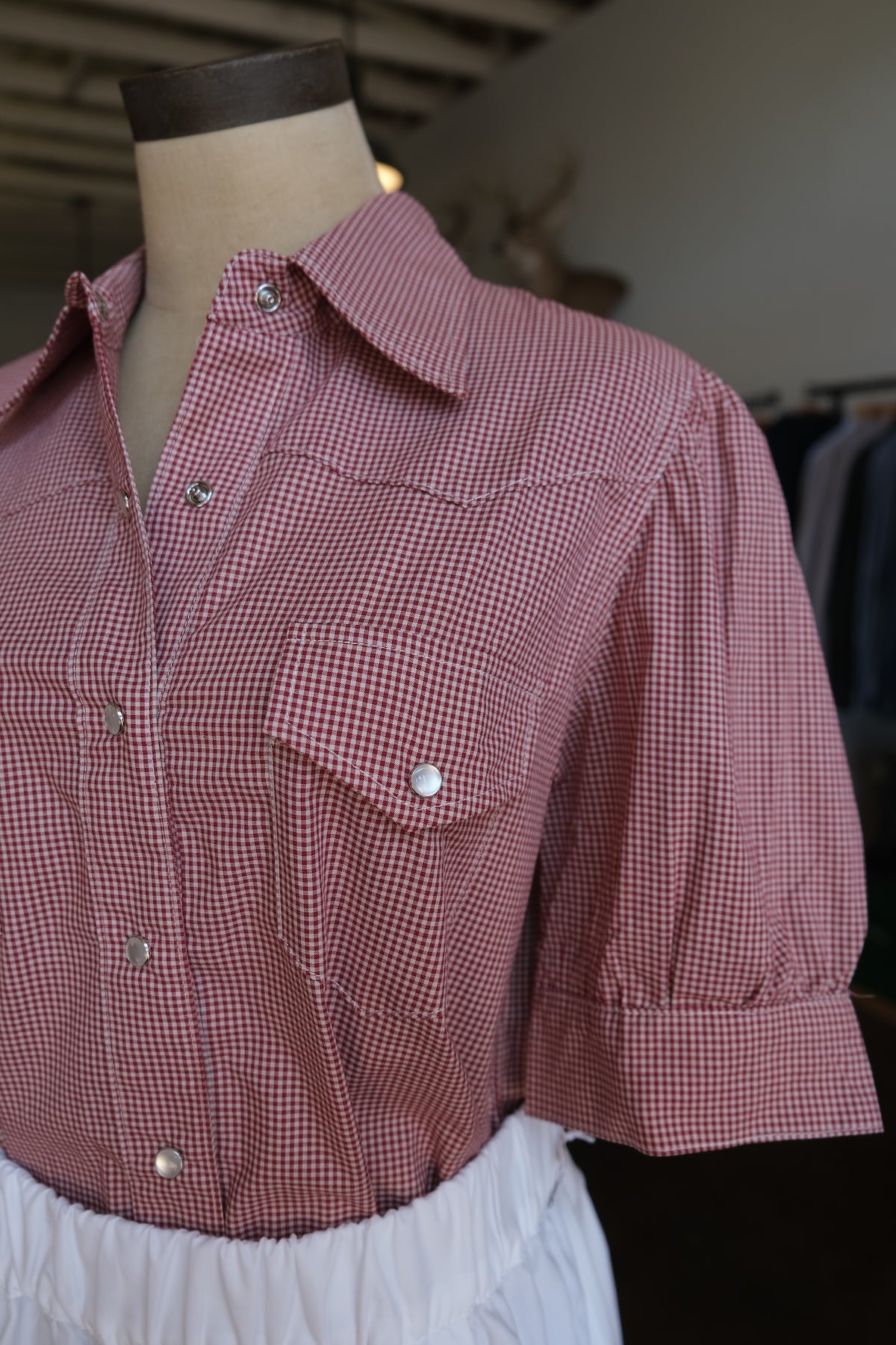 Women's Short Sleeve Western Shirt