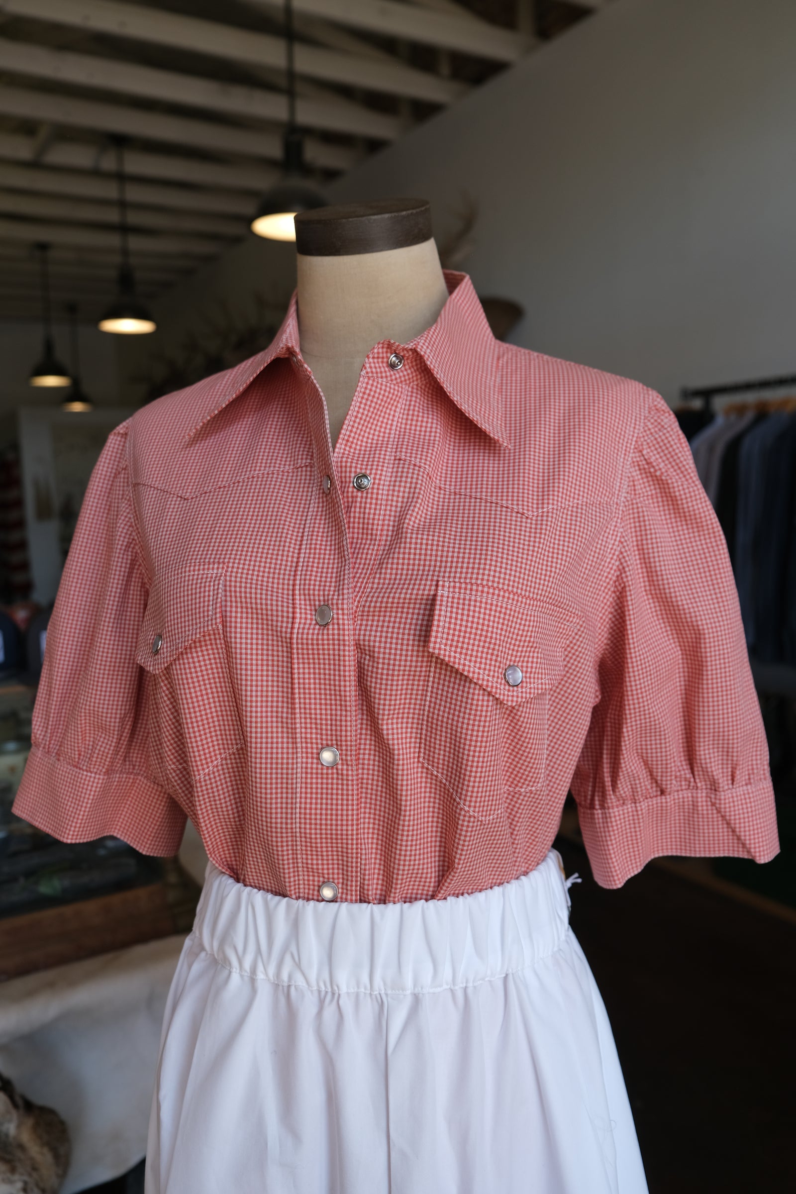 Women's Short Sleeve Western Shirt