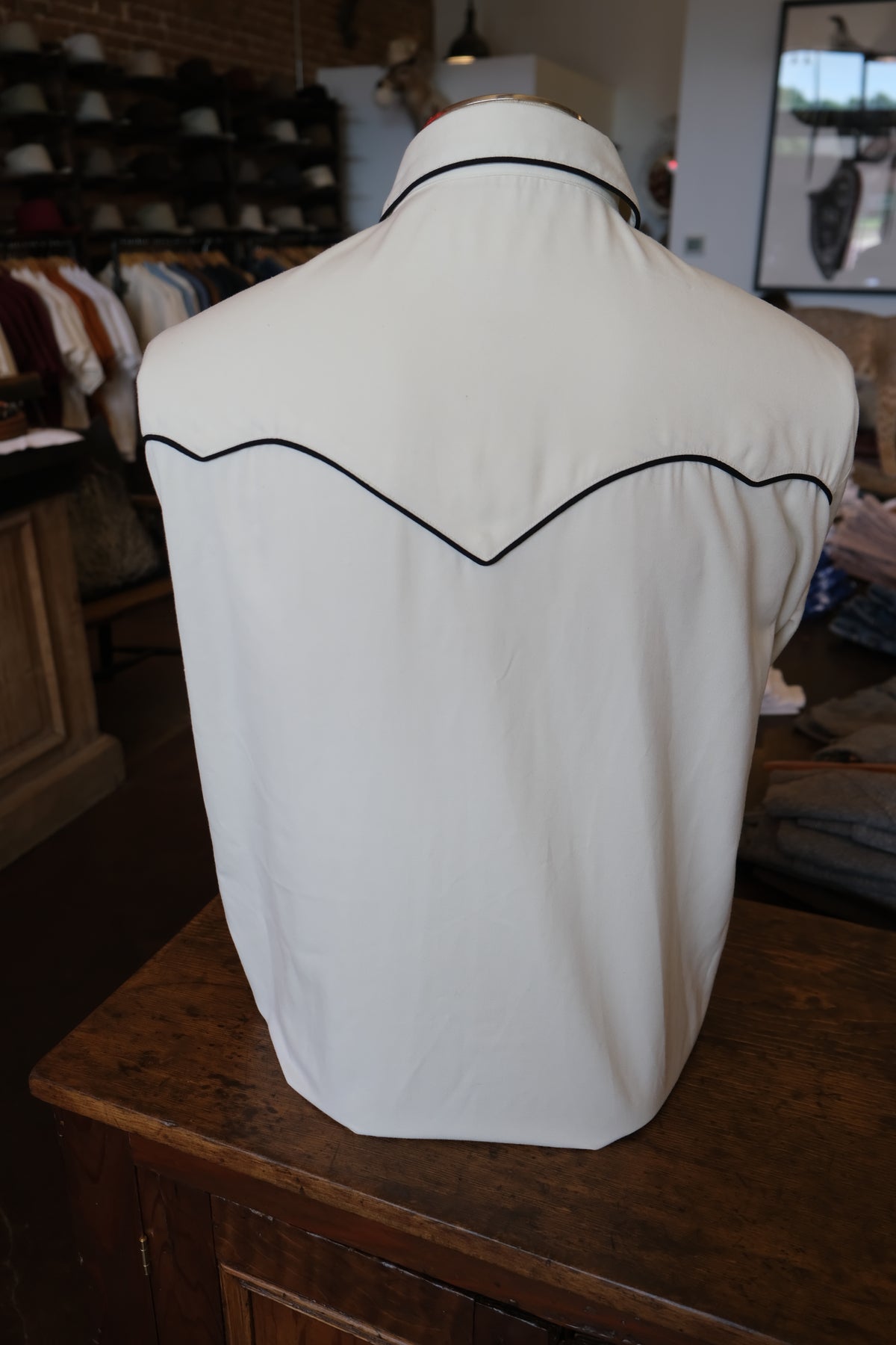 Scully Black and White Western Shirt