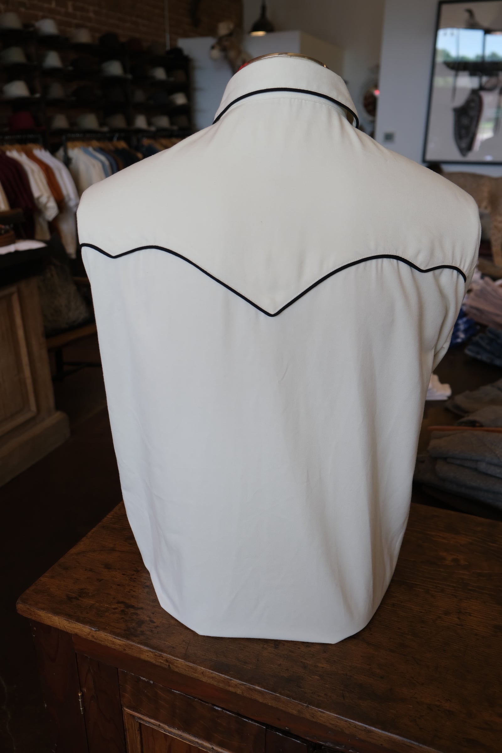 Scully Black and White Western Shirt