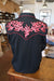 Vintage Scully Flame Embroidery Western Shirt