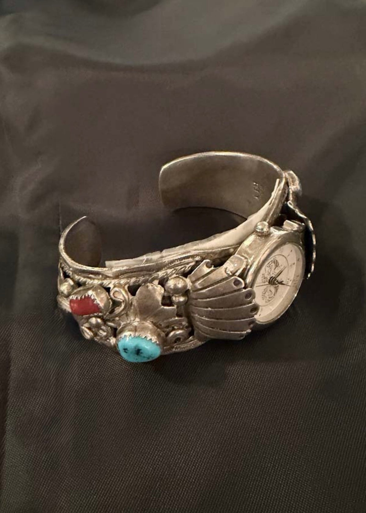 Old Pawn Watch Cuff Bracelet