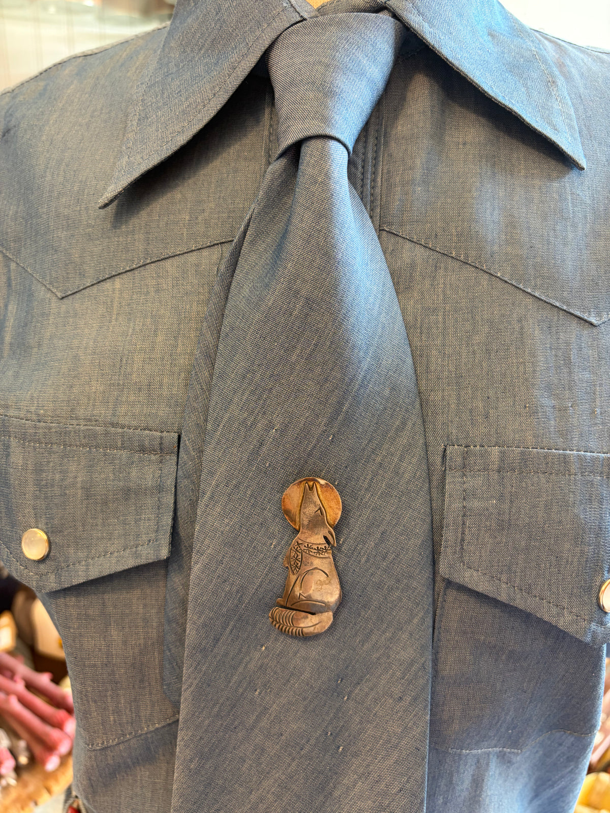 Wolf Brooch