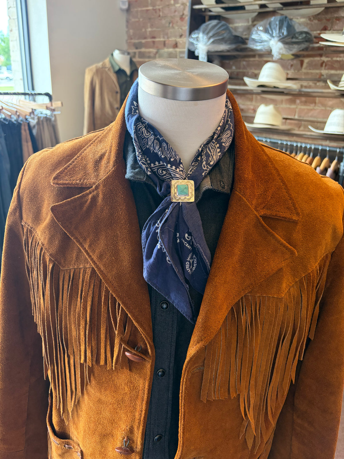 Turquoise Scarf Slide
