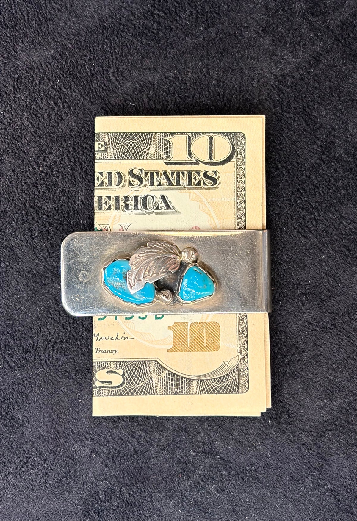 Turquoise Zuni Money Clip