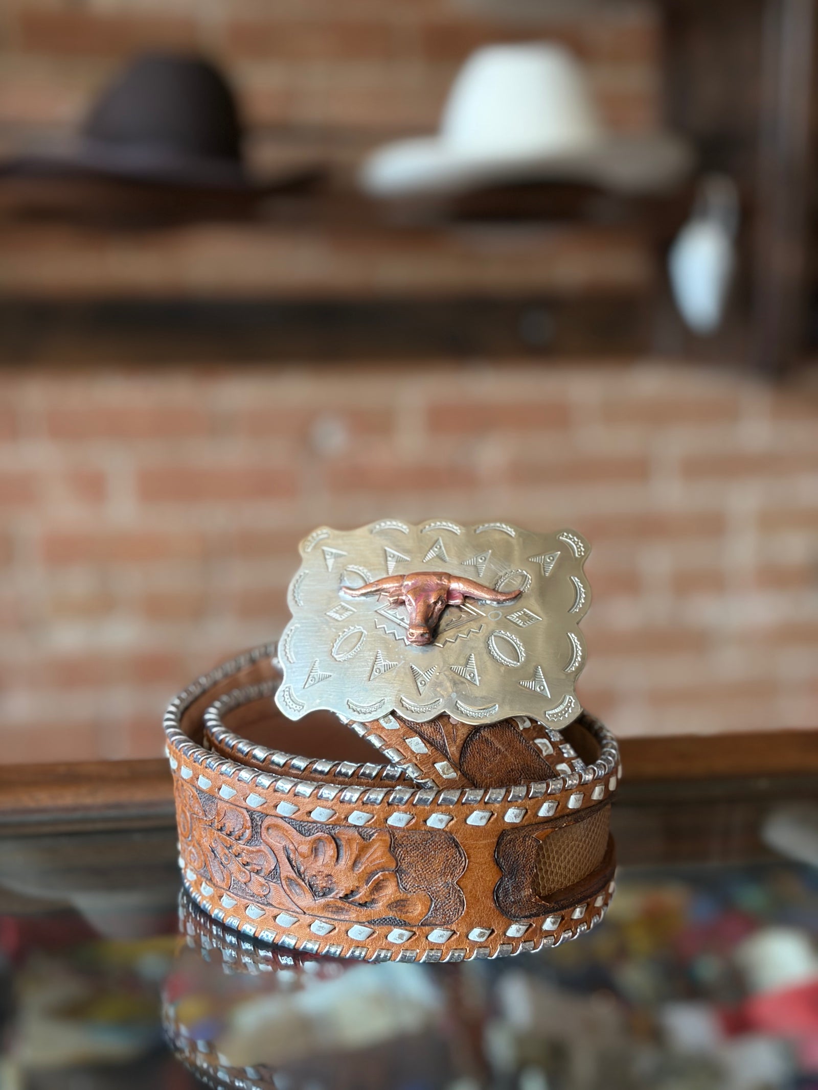 Longhorn Belt Buckle