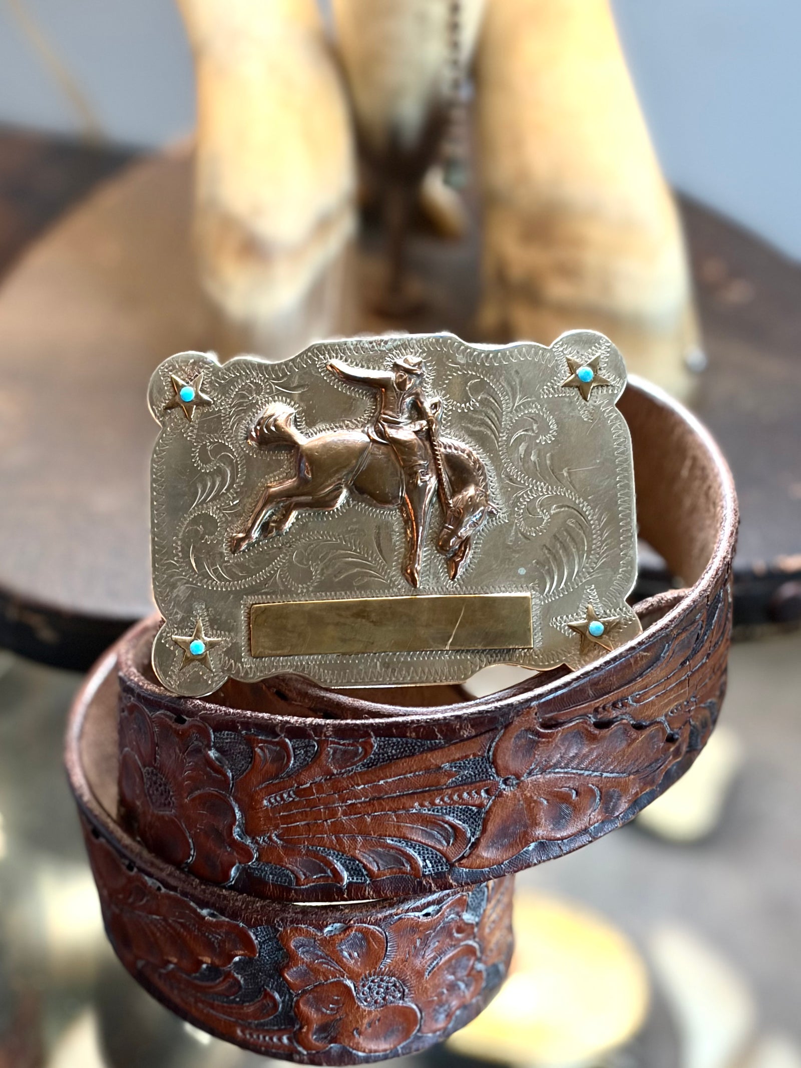 Bronc Rider Belt Buckle