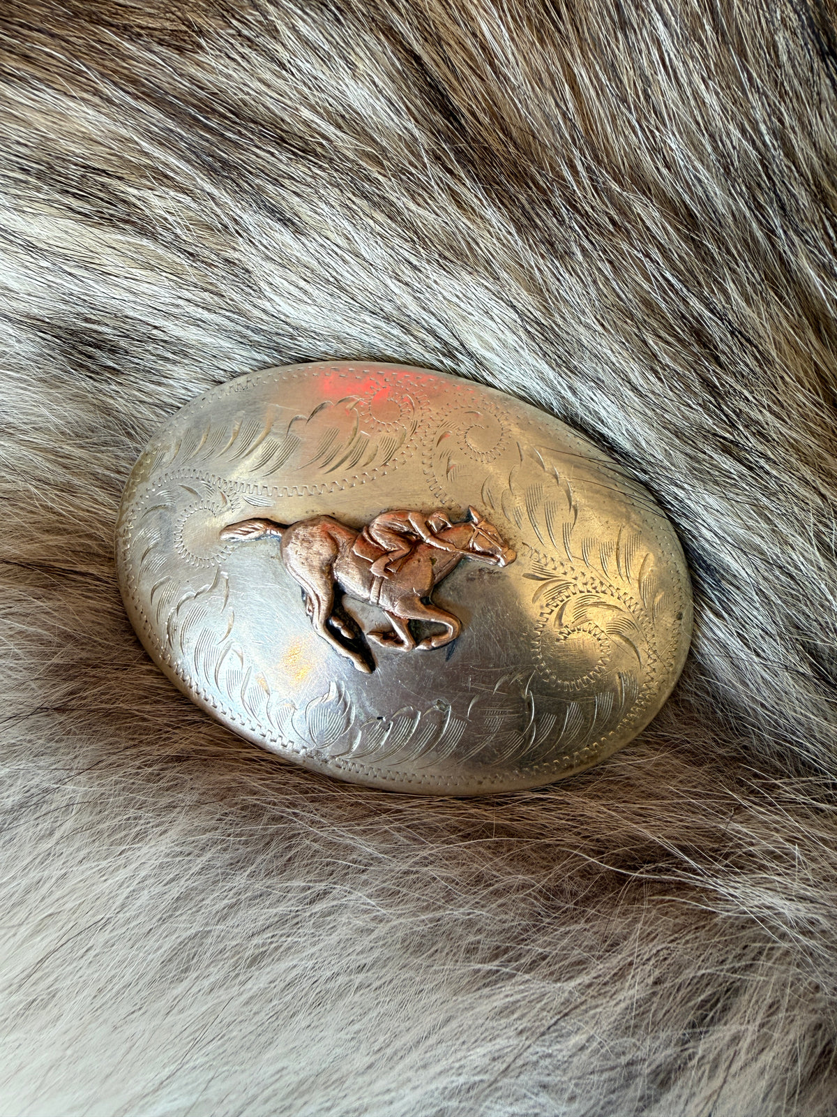 Racehorse Belt Buckle