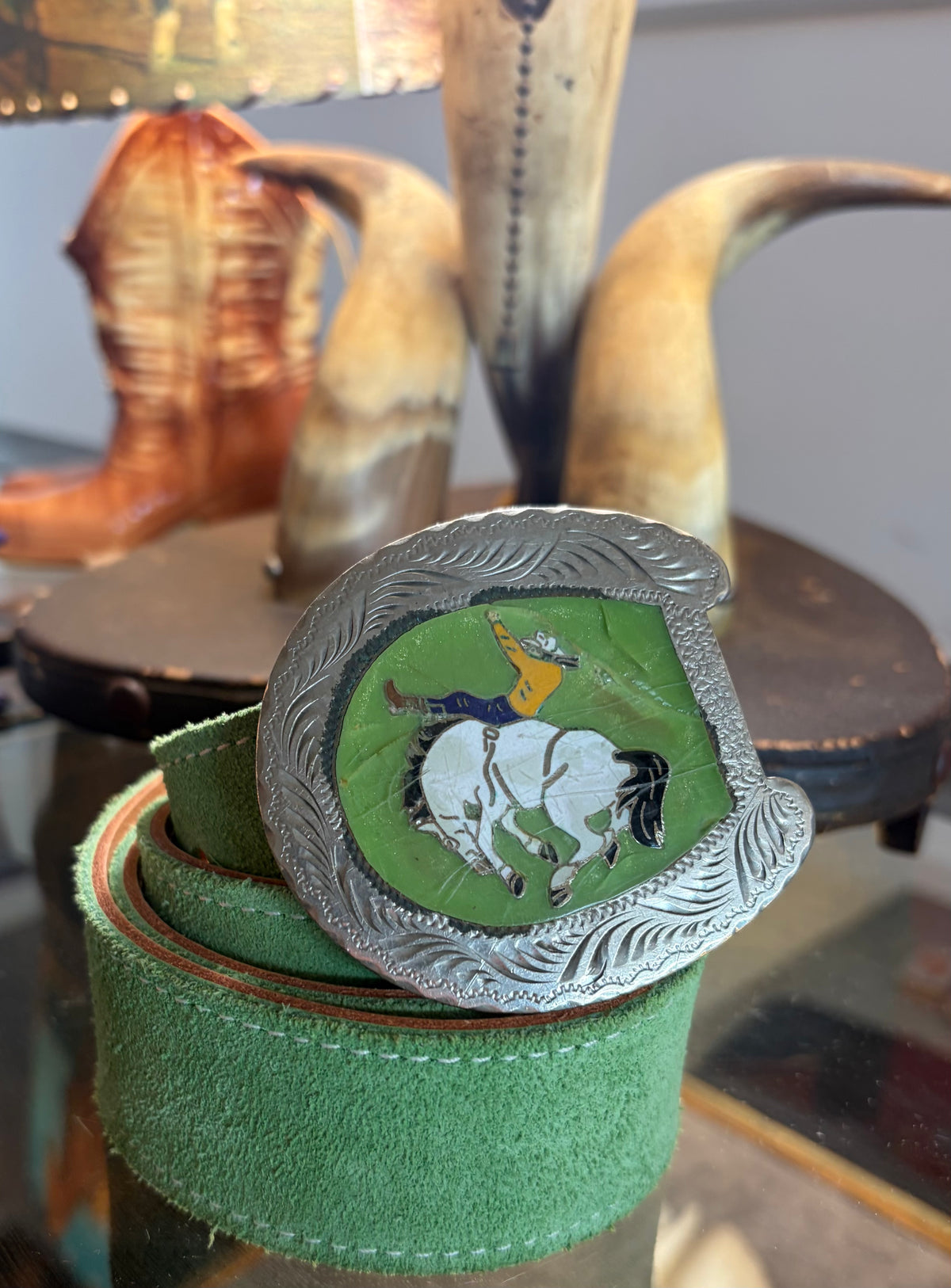Bronc Rider Belt Buckle