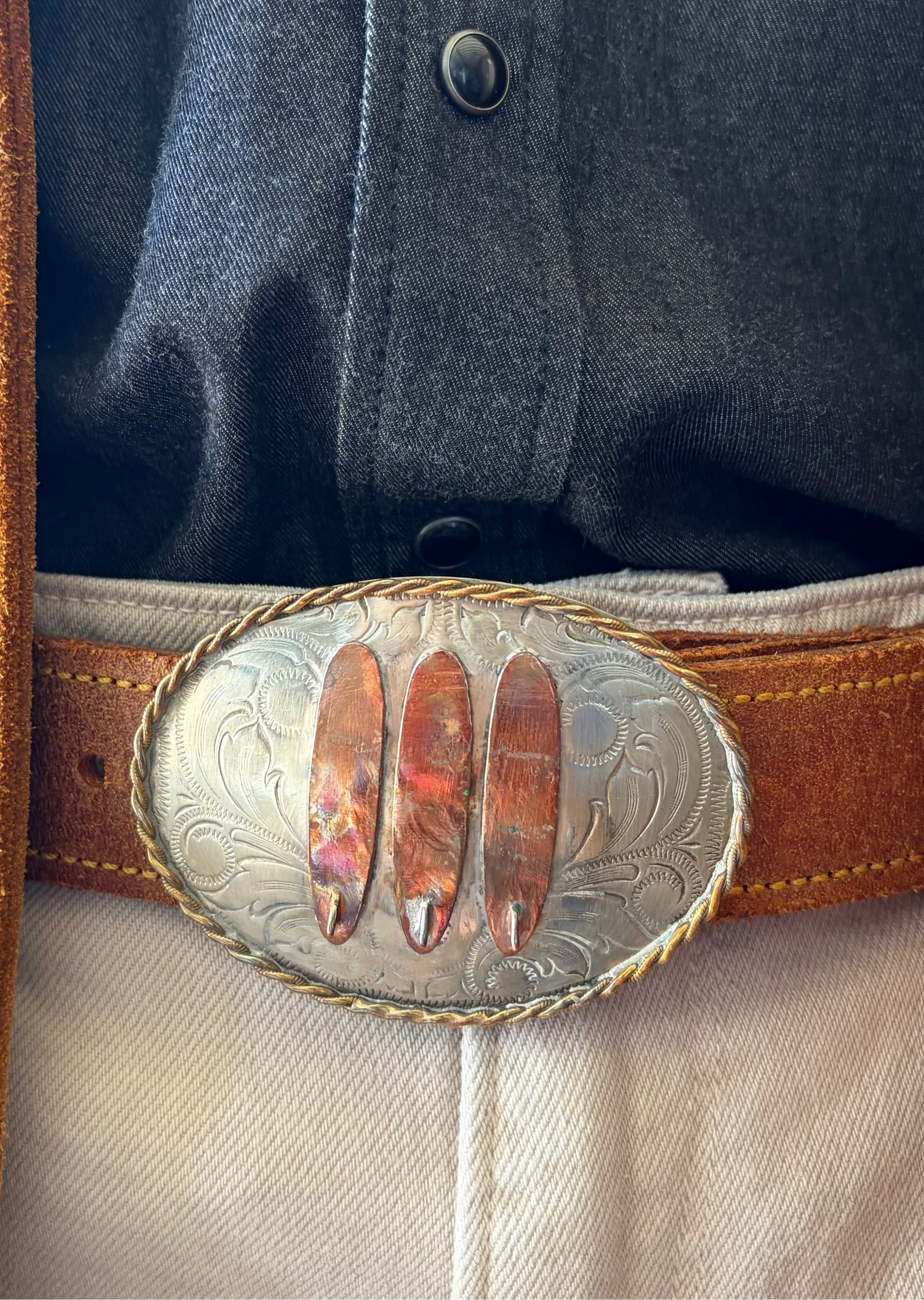 Surf Board Quiver Belt Buckle