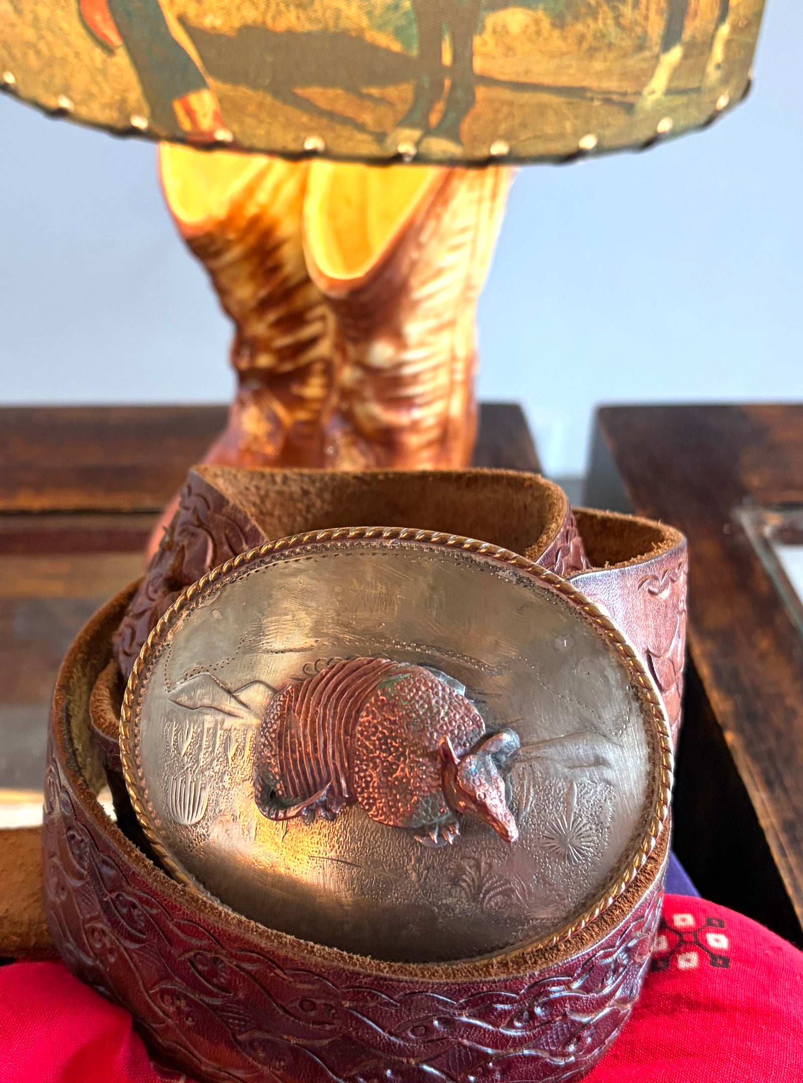 Armadillo Belt Buckle