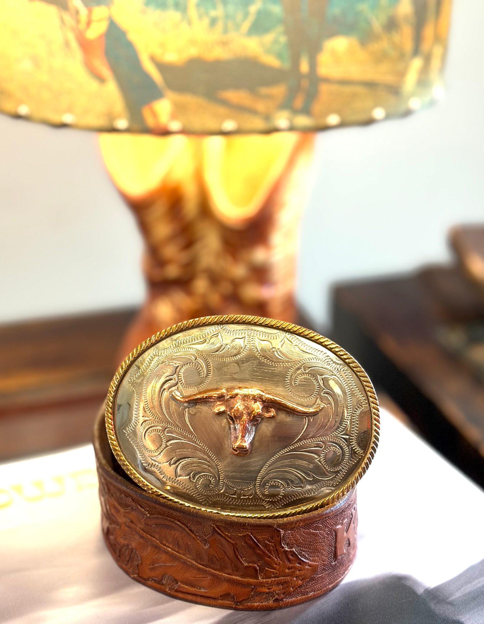 Longhorn Belt Buckle
