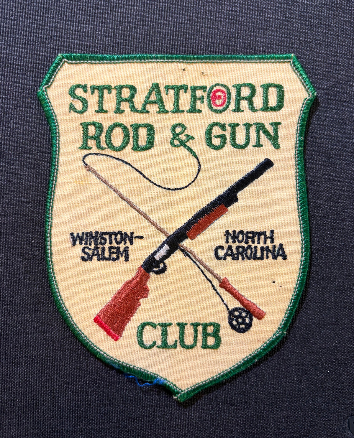 Stratford Winston-Salem North Carolina Rod &amp; Gun Club Patch