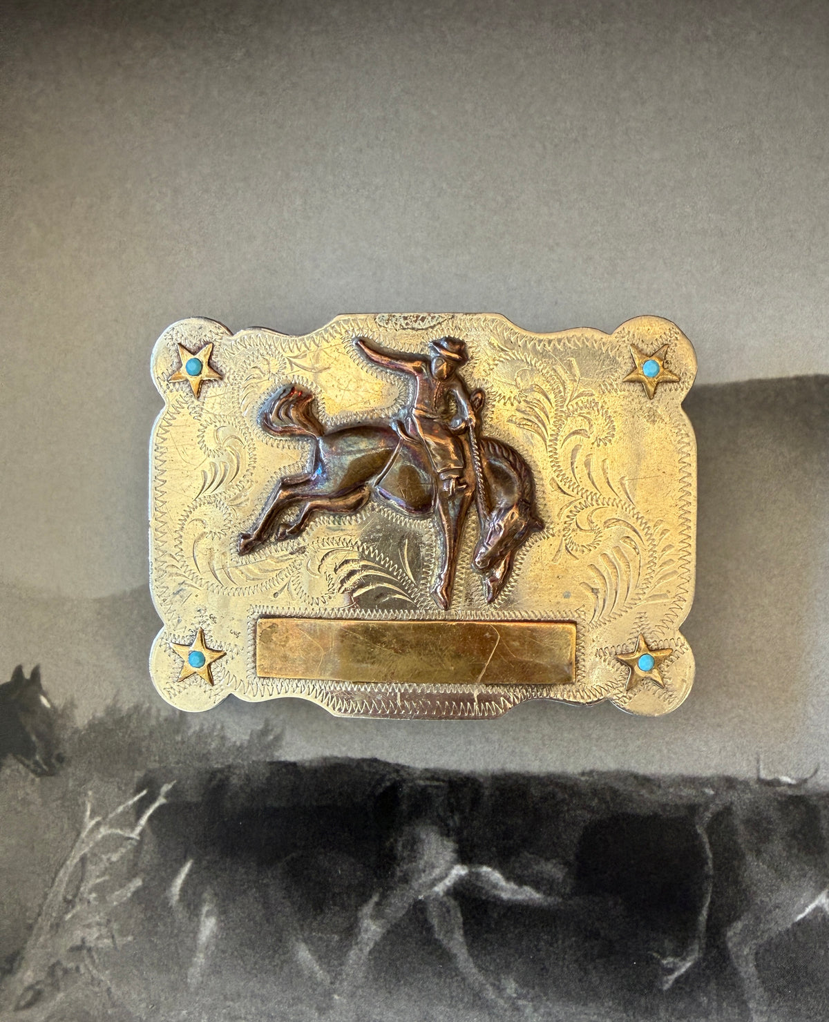 Bronc Rider Belt Buckle