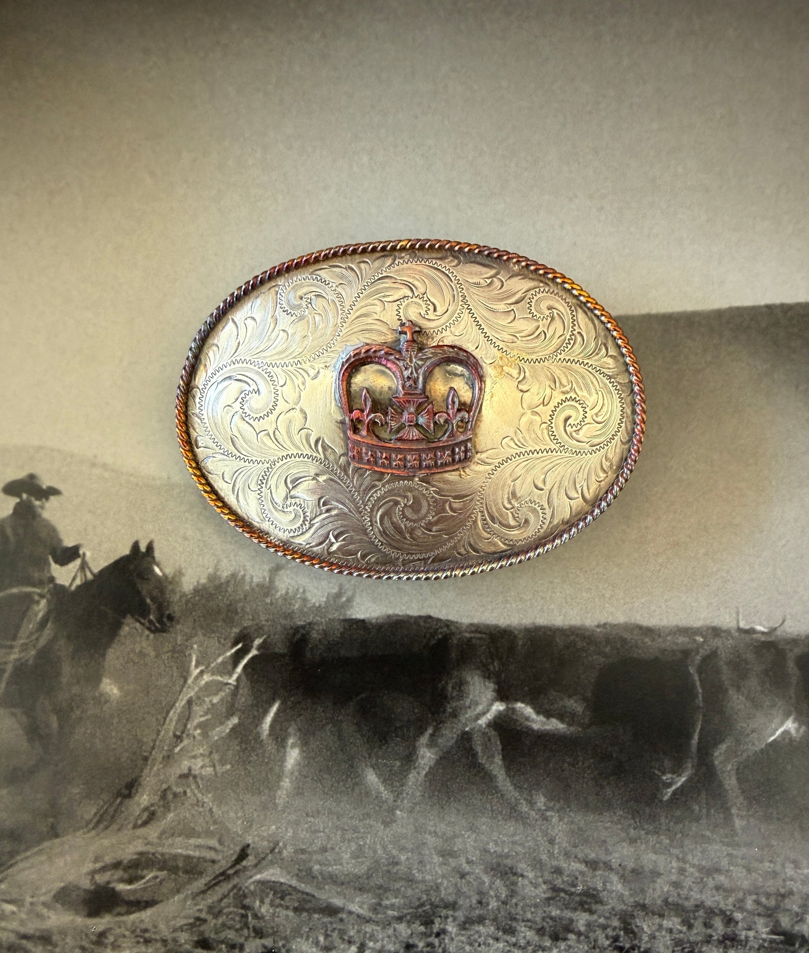 Crown Belt Buckle
