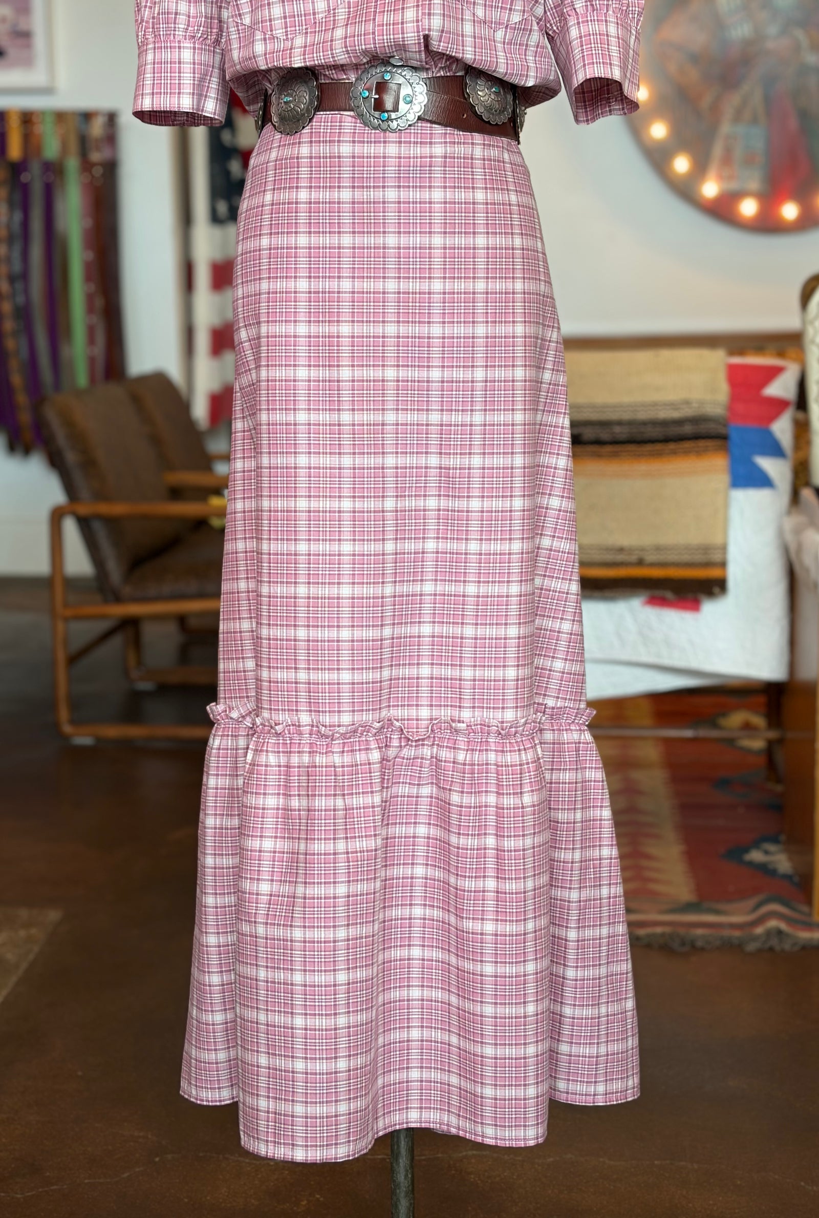 Rose Creek Midi Bustle Skirt