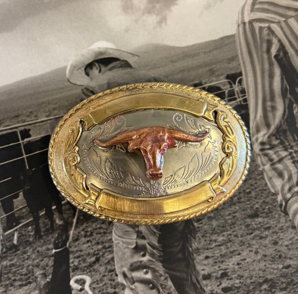 Longhorn Belt Buckle