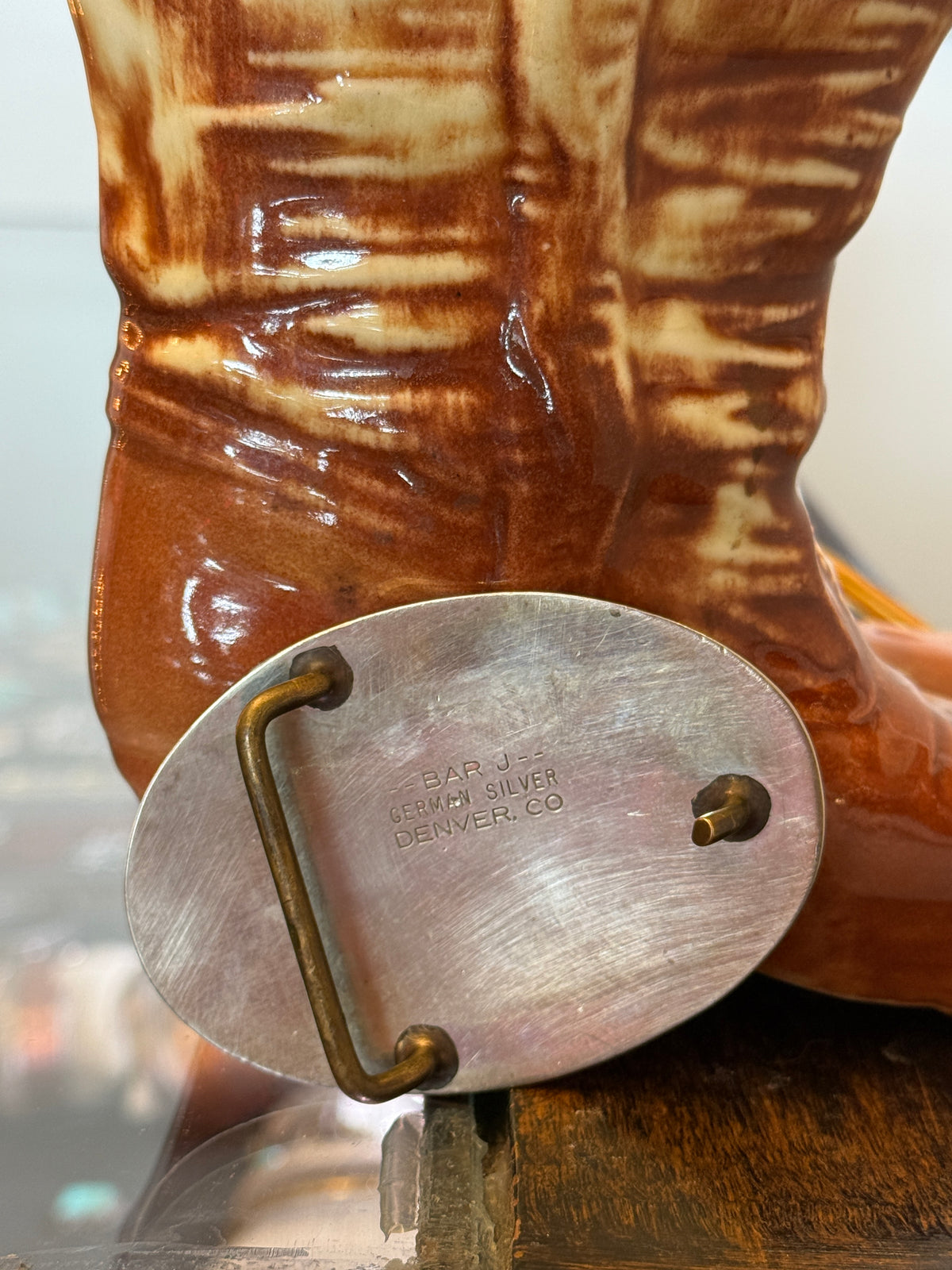 Triple Horse Head Belt Buckle