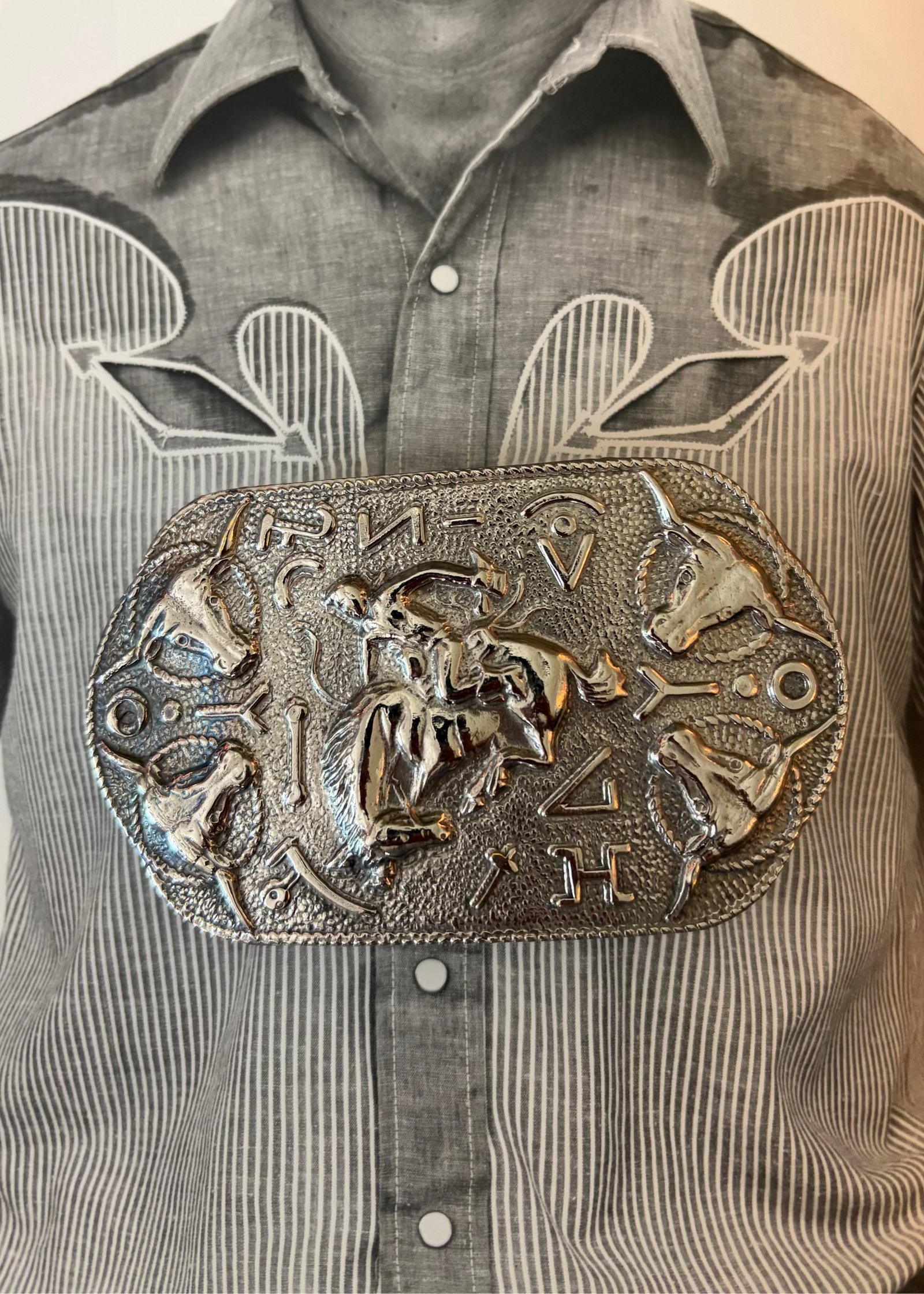 Wildwest Show Belt Buckle