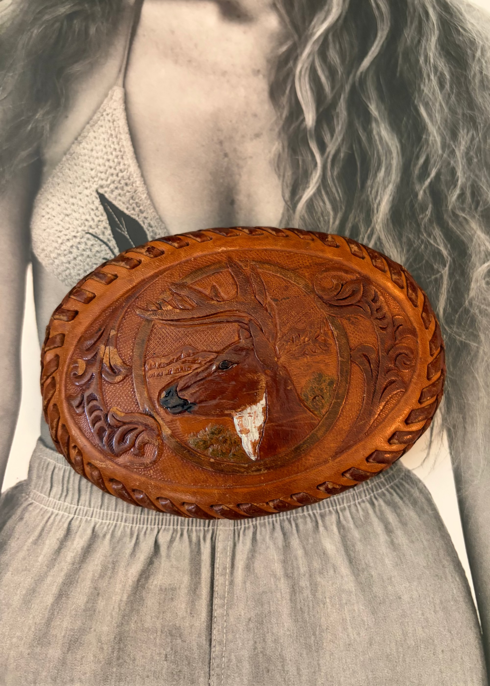 Leather Belt Buckle