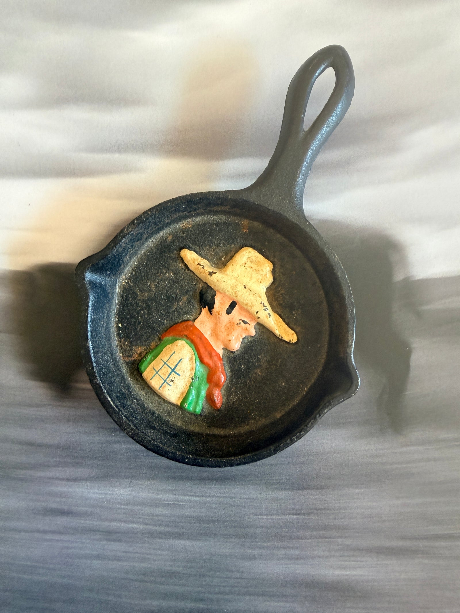 Tiny Cast Iron Cowboy Skillet