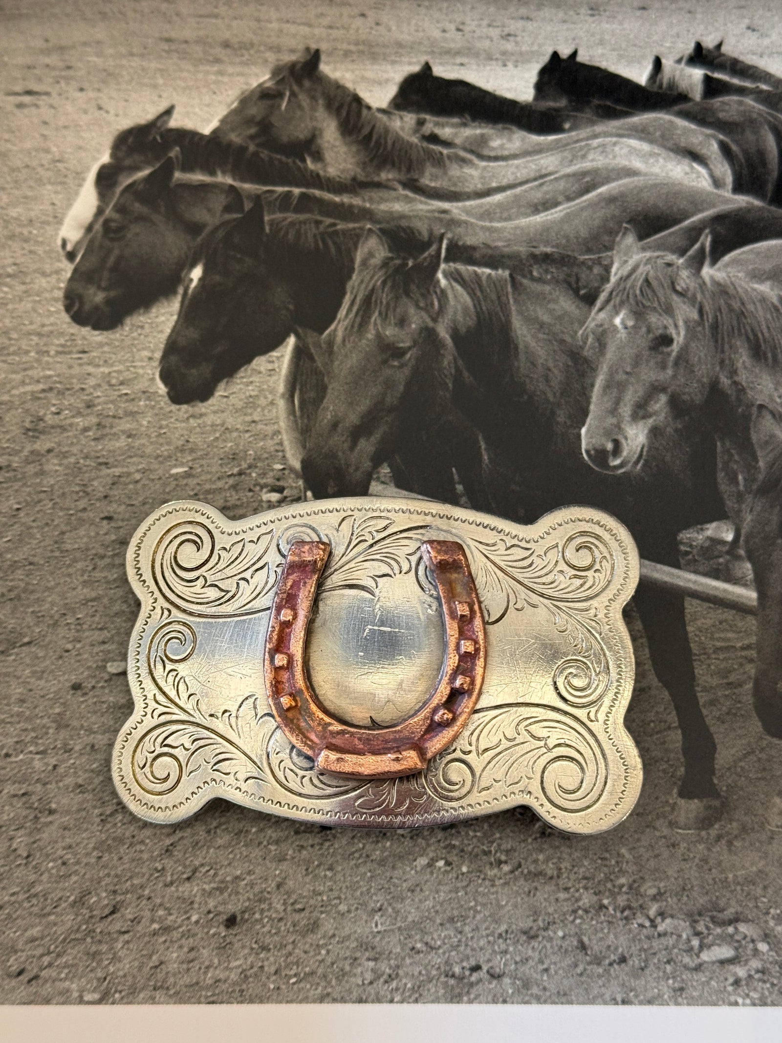 Horseshoe Belt Buckle