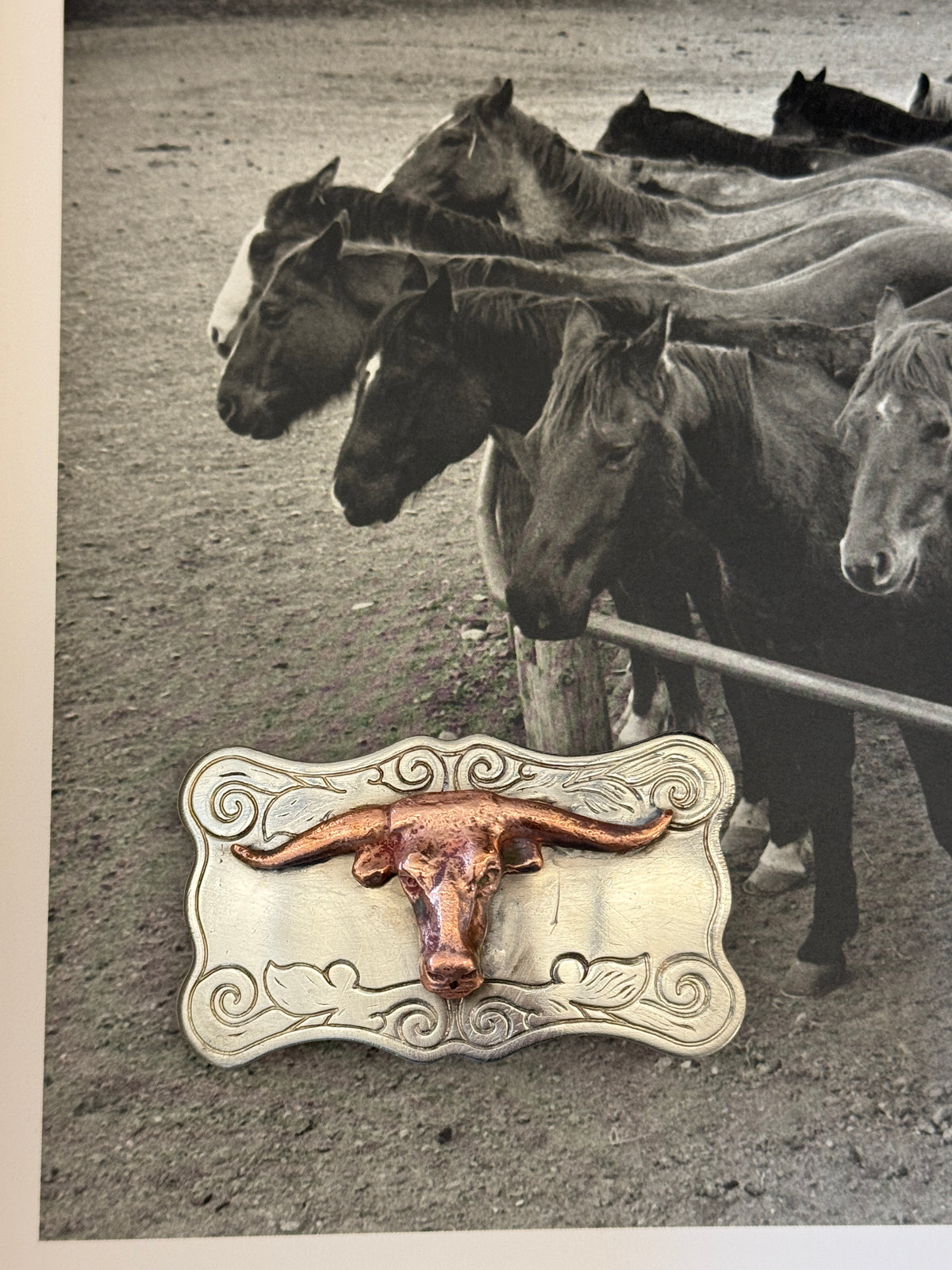 Longhorn Belt Buckle
