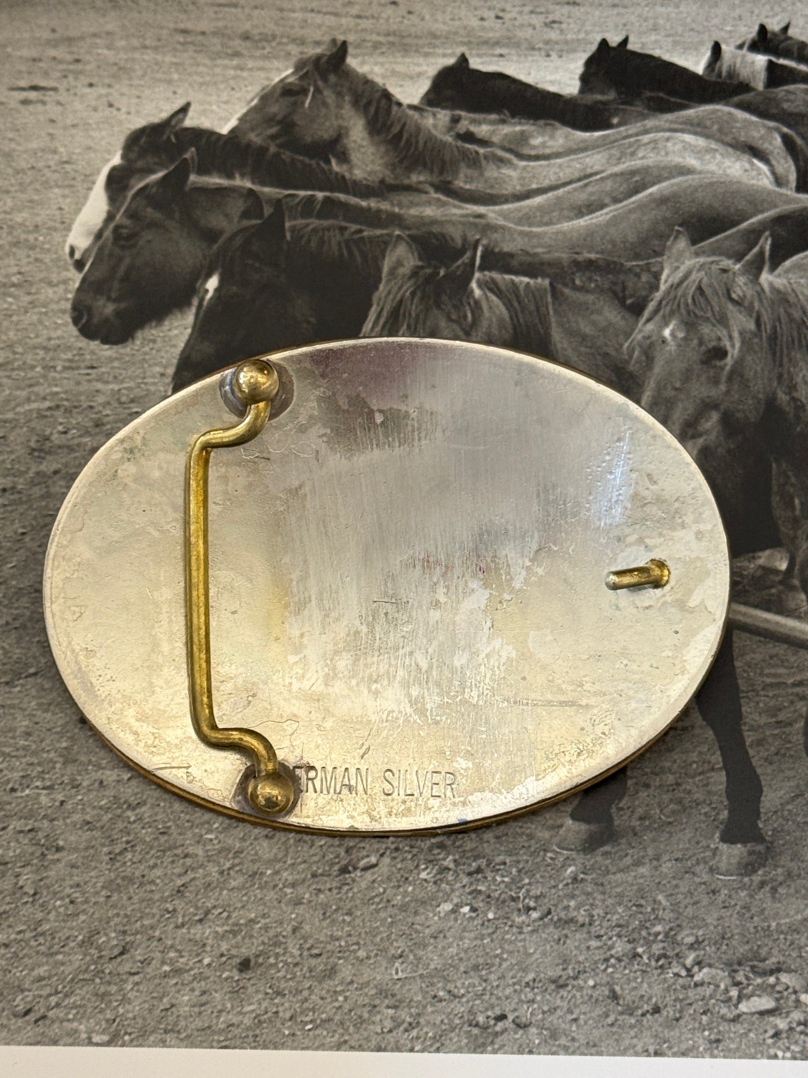 Horned Frog Belt Buckle