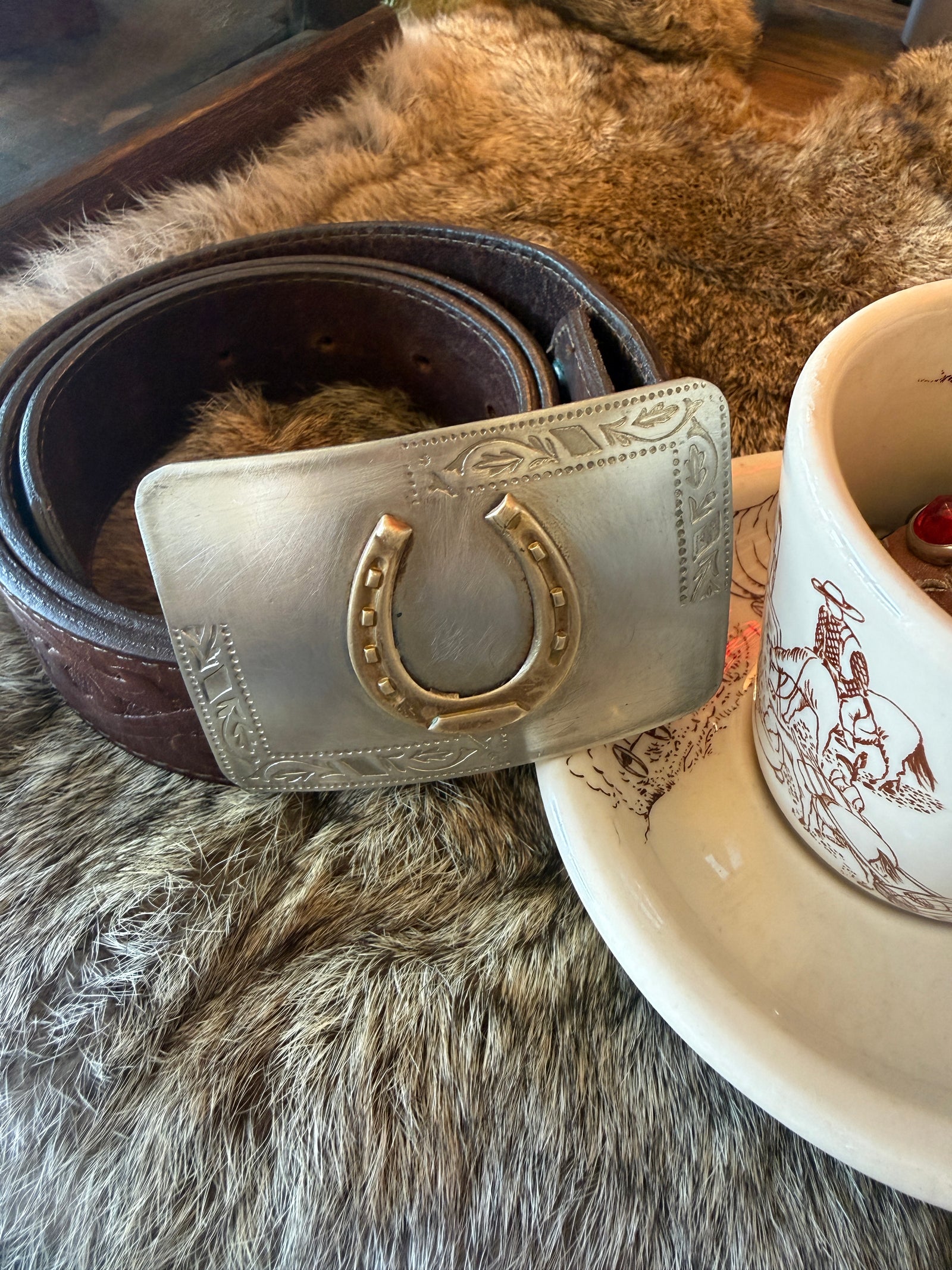 Horseshoe Belt Buckle