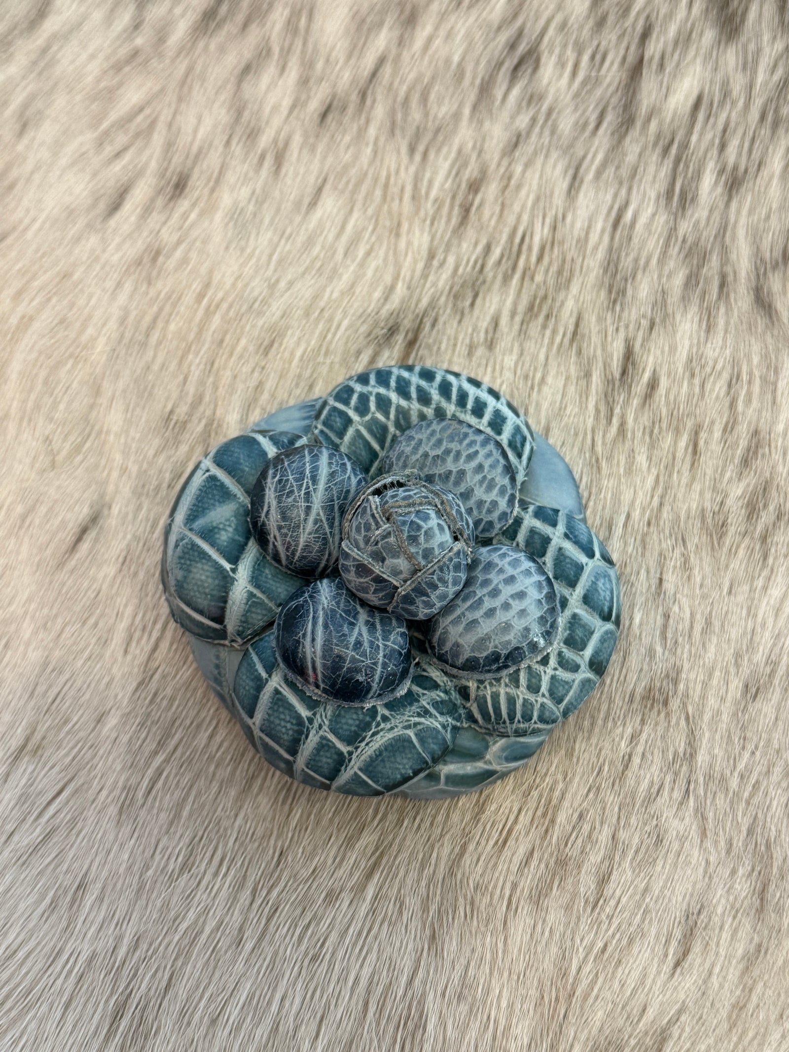 Turquoise Large Camellia