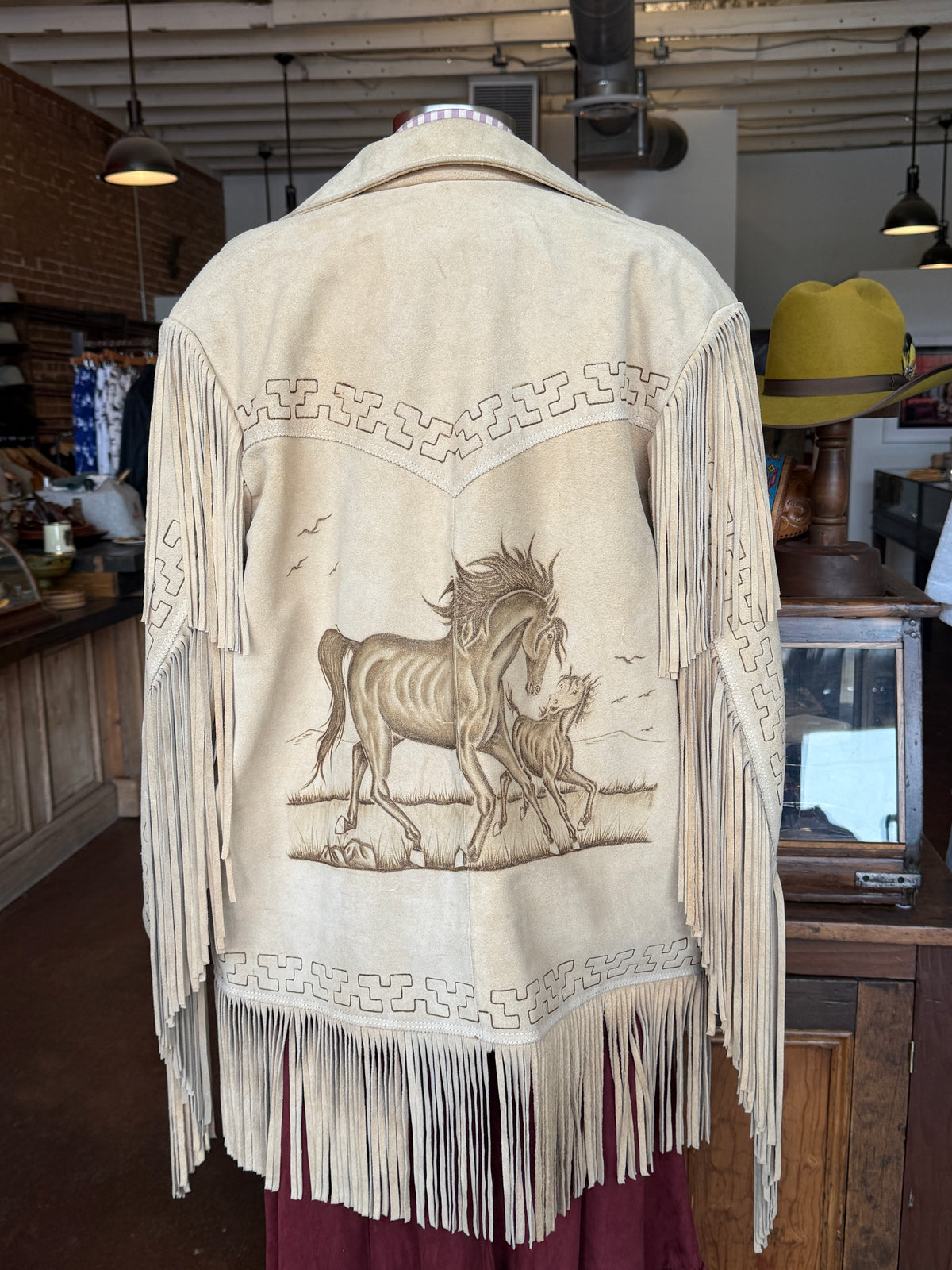 Suede Fringe Jacket