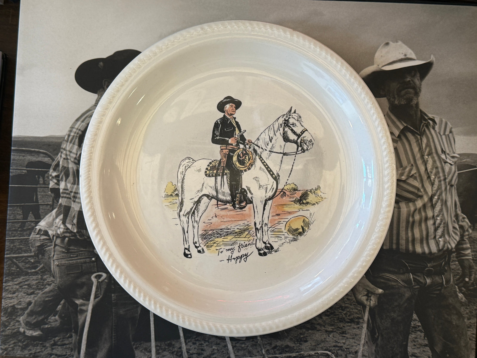 Hopalong Cassidy Plate