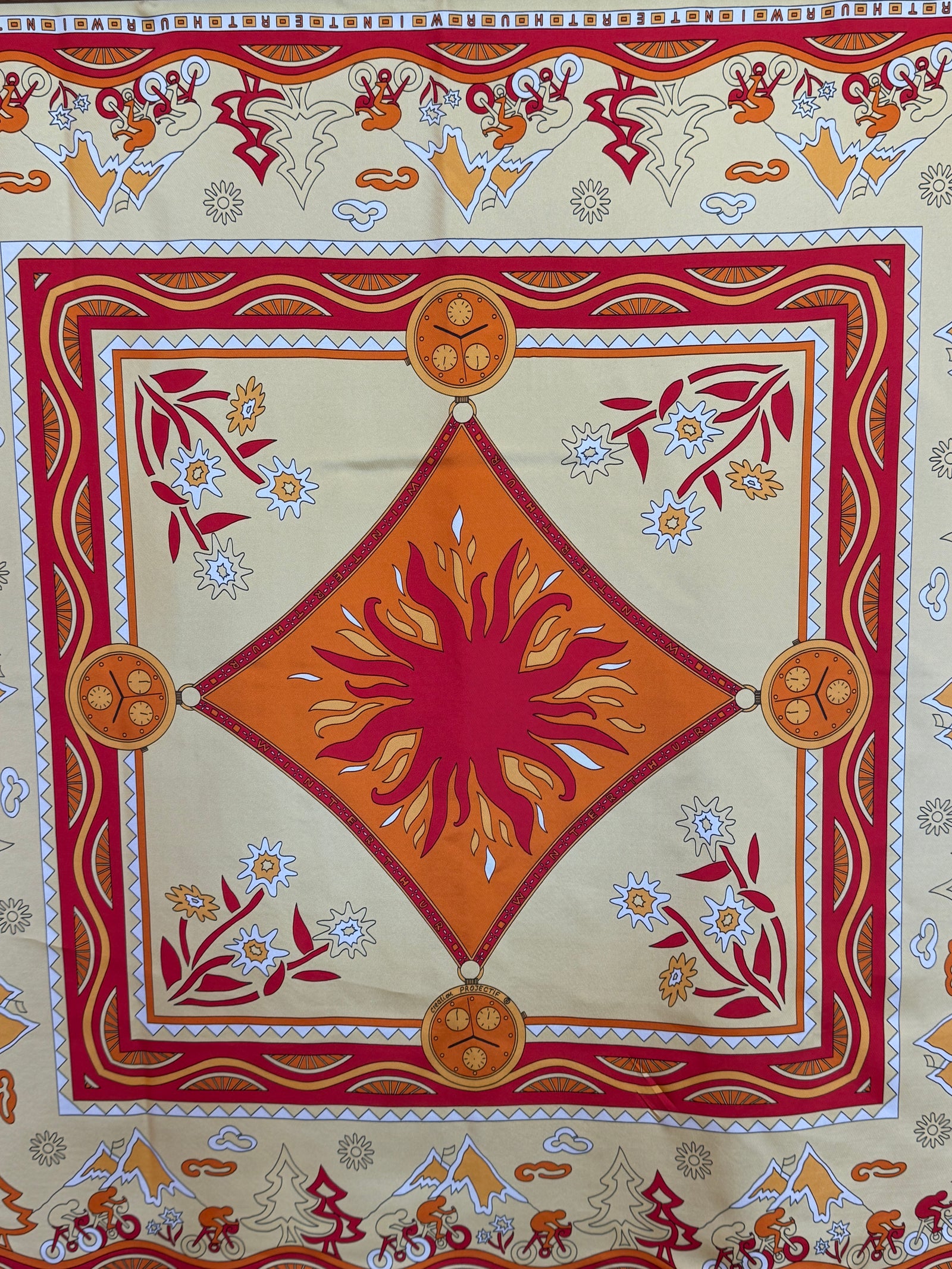 Creation Projectif Silk Scarf