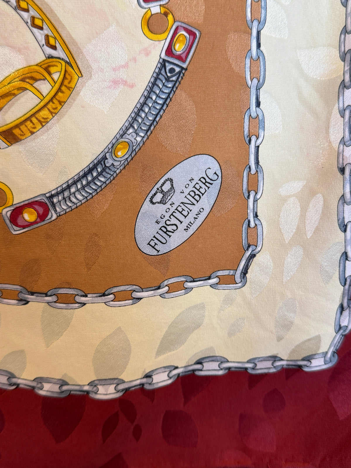Egon Von Furstenberg Silk Scarf