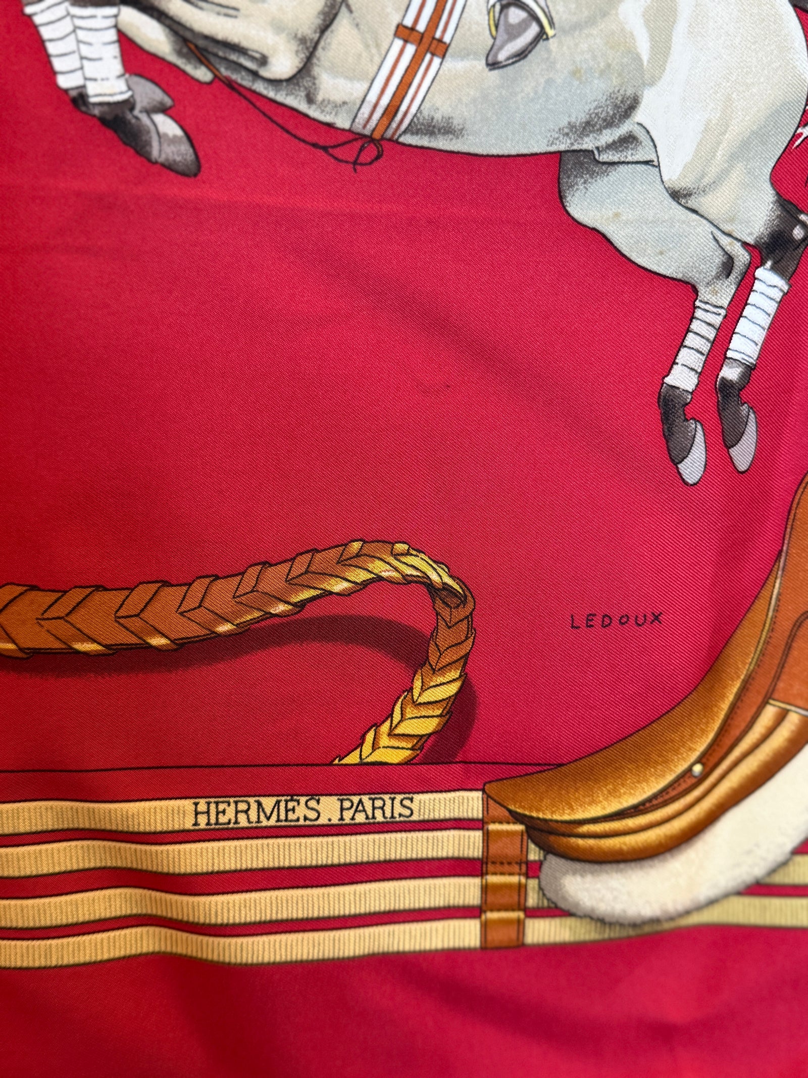 Hermes Silk Scarf