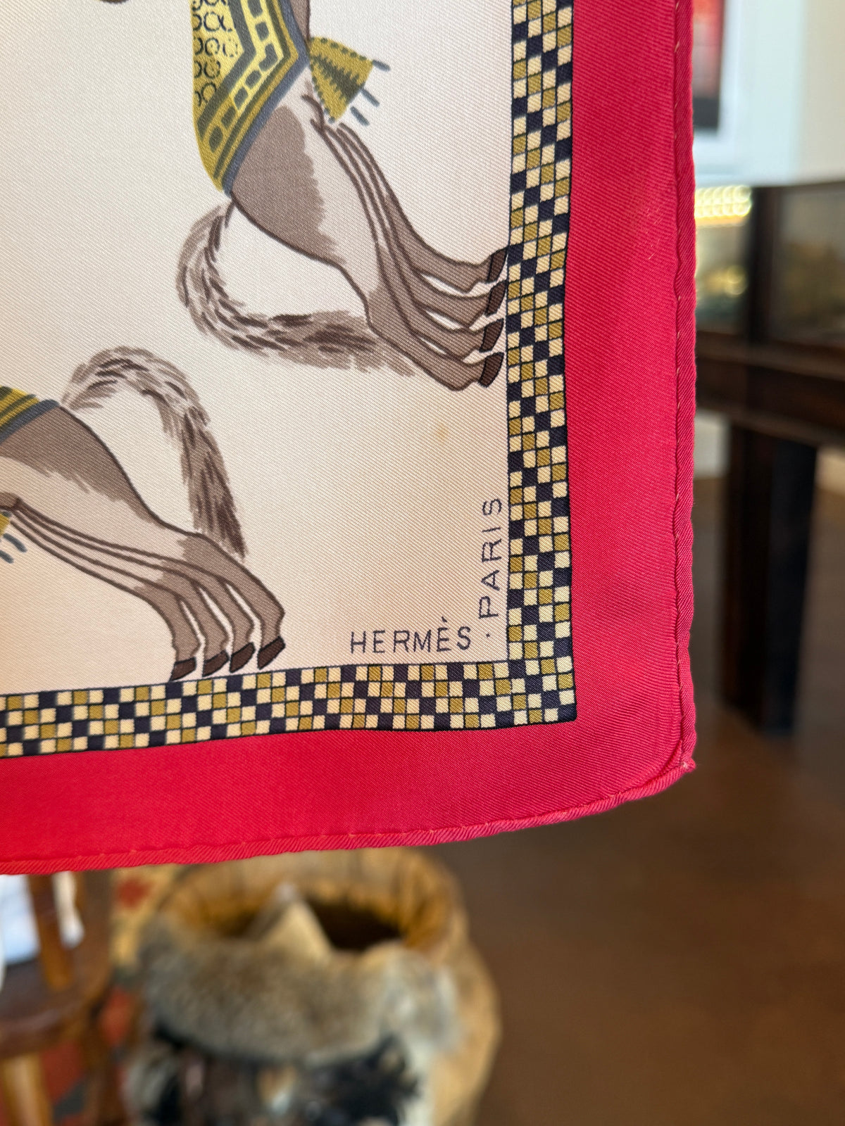 Hermes Silk Scarf