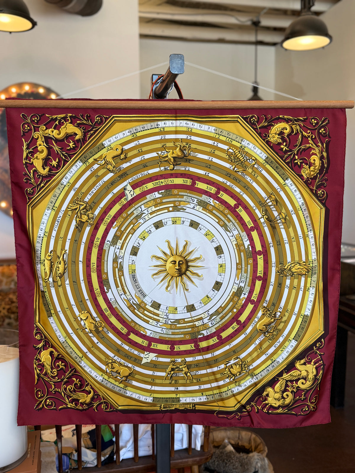 Hermes Silk Scarf