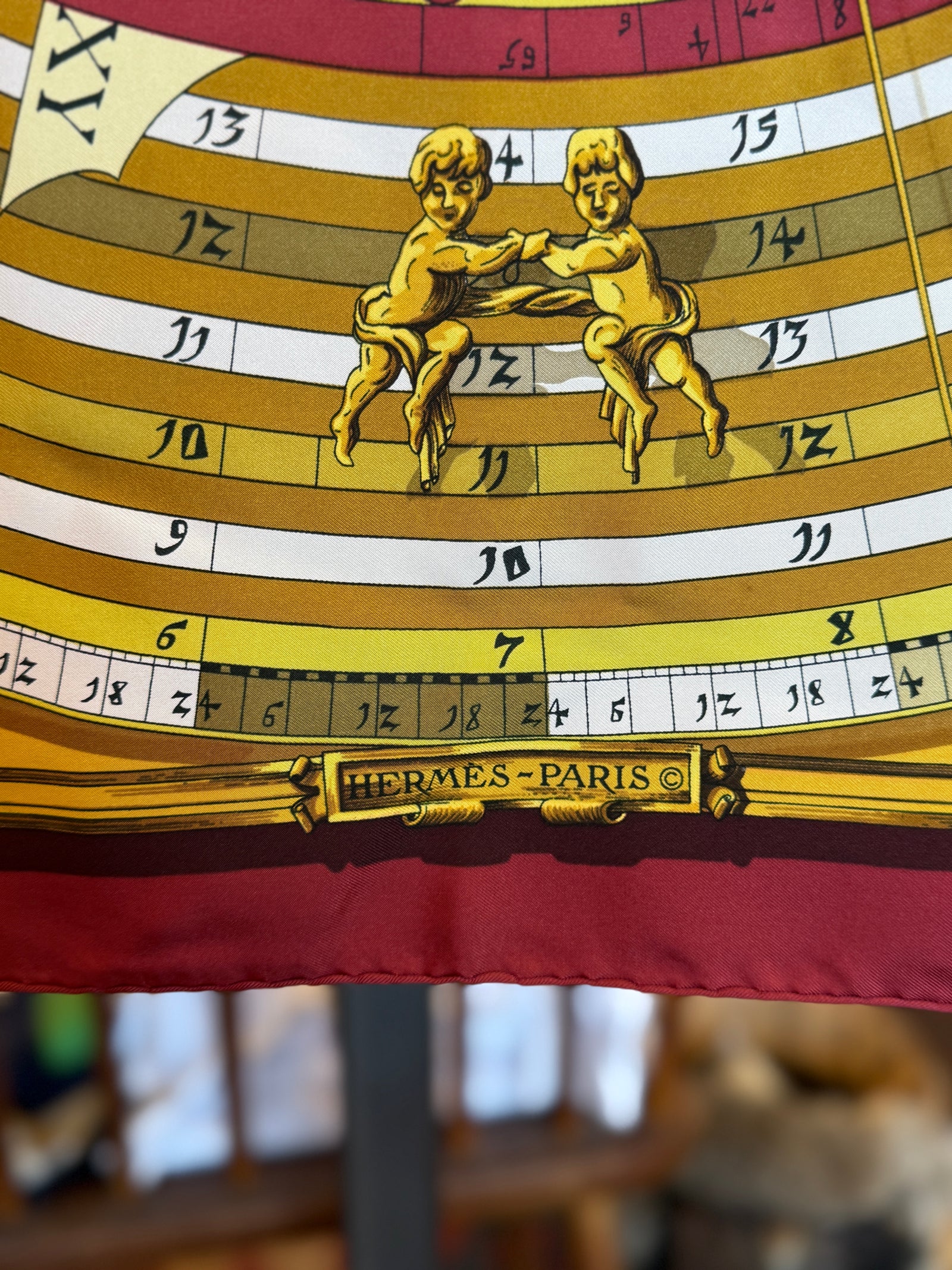 Hermes Silk Scarf