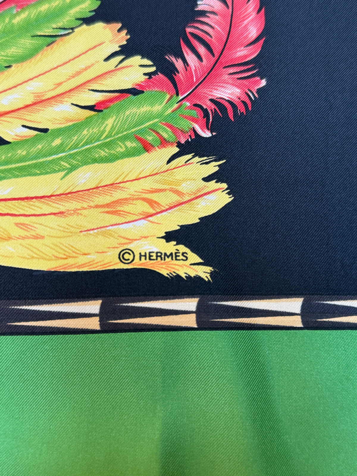 Hermes Brazil Silk Scarf